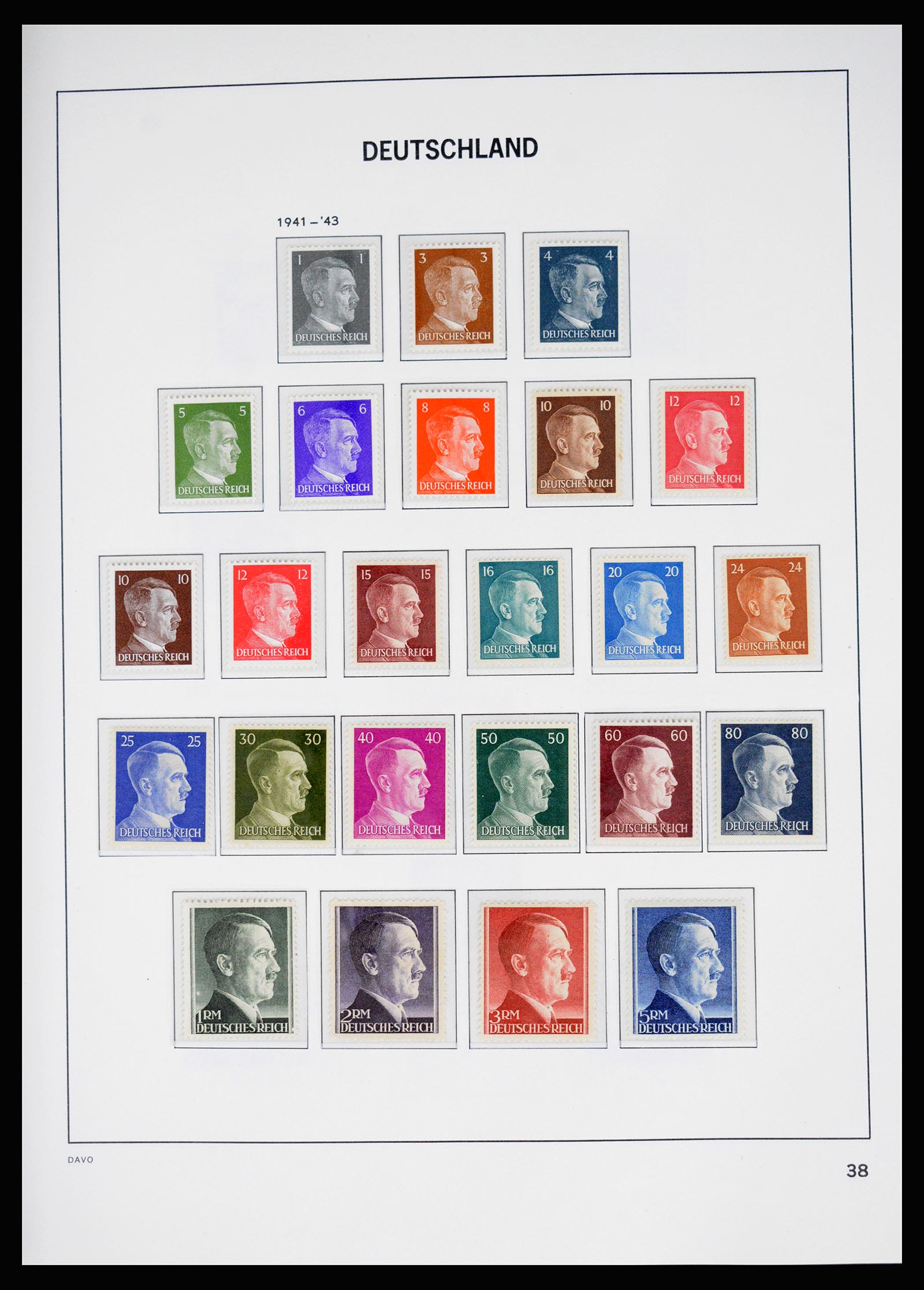 37099 035 - Postzegelverzameling 37099 Duitse Rijk 1880-1945.