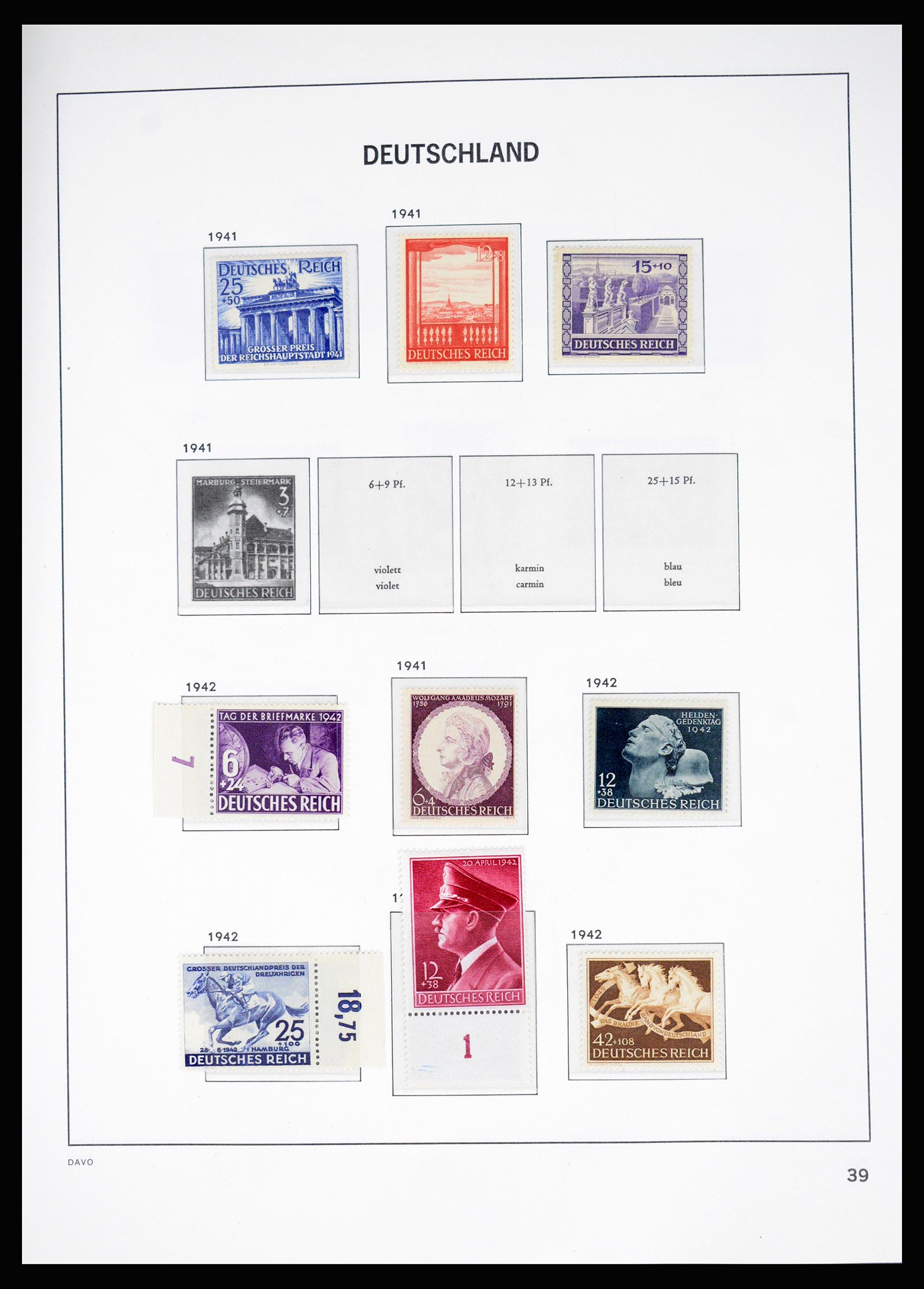 37099 036 - Postzegelverzameling 37099 Duitse Rijk 1880-1945.