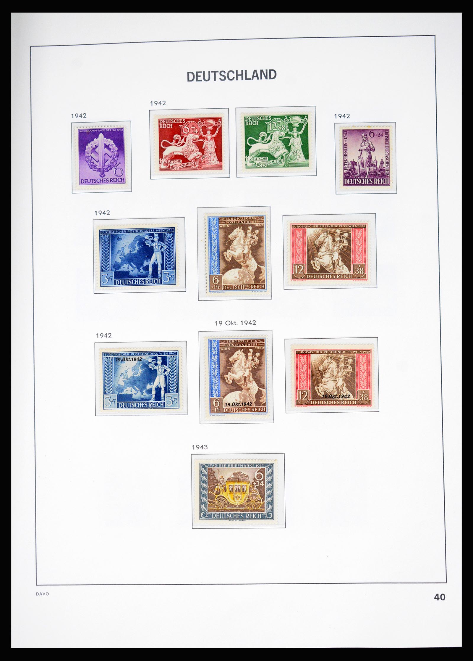 37099 037 - Postzegelverzameling 37099 Duitse Rijk 1880-1945.