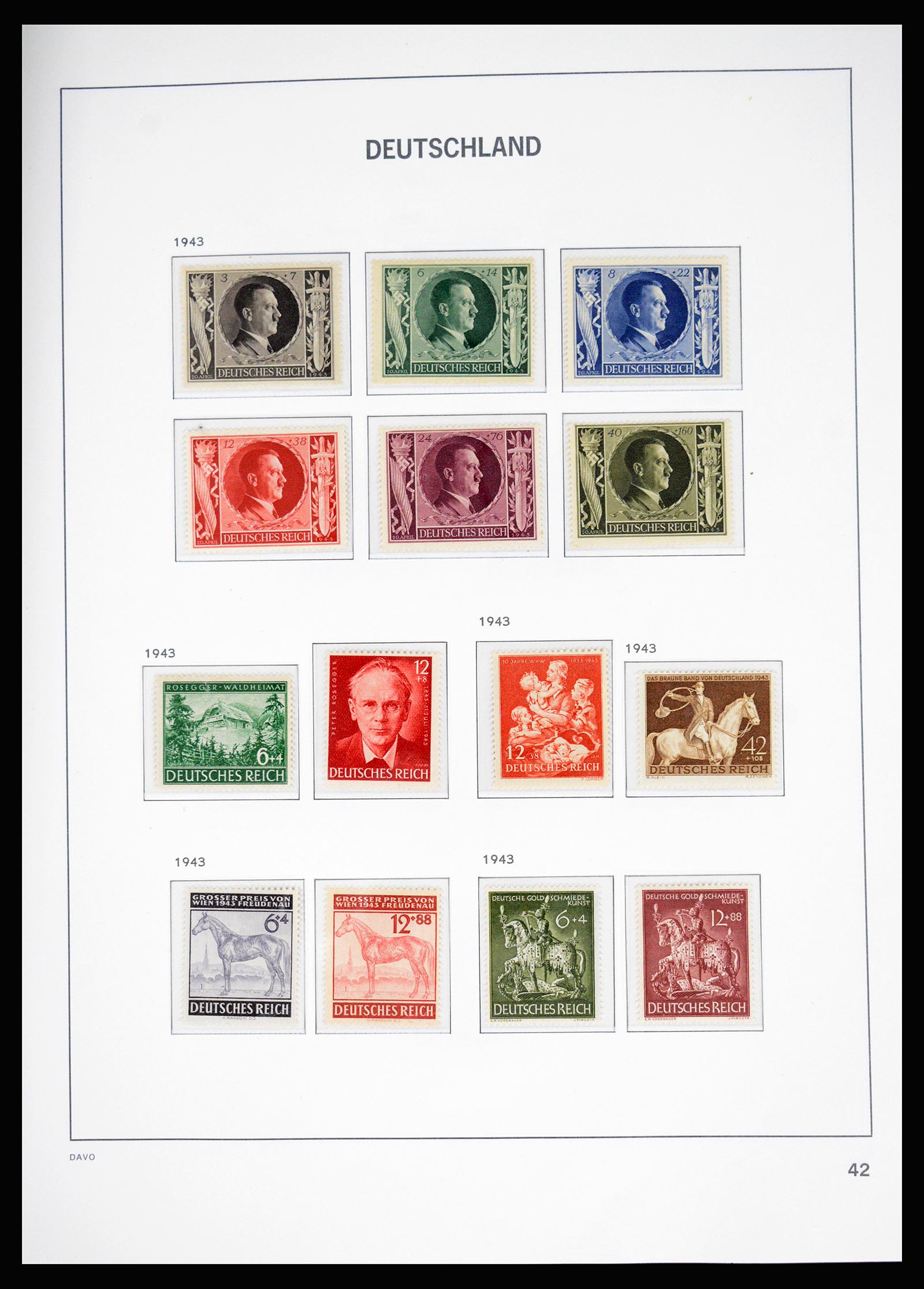 37099 039 - Postzegelverzameling 37099 Duitse Rijk 1880-1945.