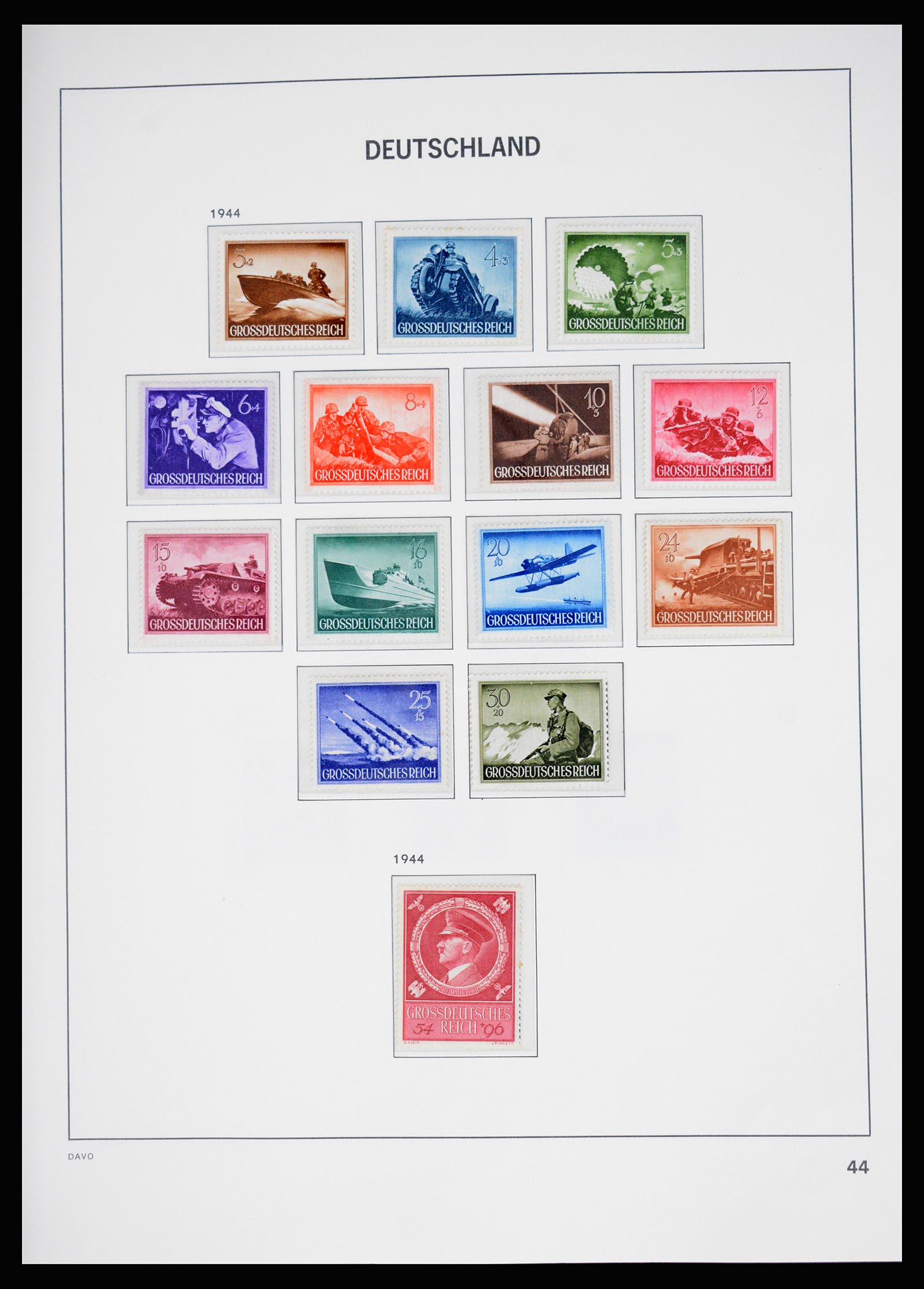 37099 041 - Postzegelverzameling 37099 Duitse Rijk 1880-1945.