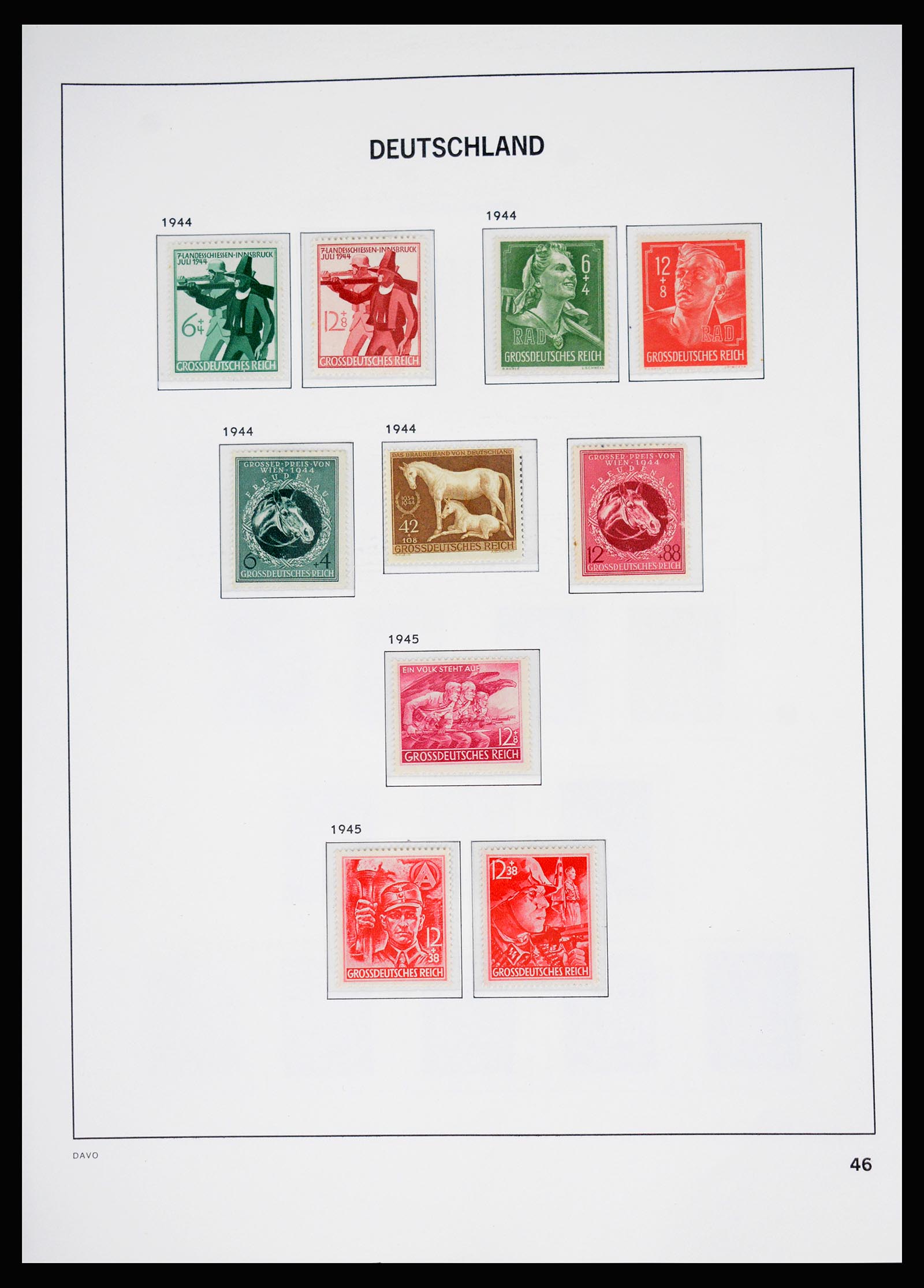 37099 043 - Postzegelverzameling 37099 Duitse Rijk 1880-1945.
