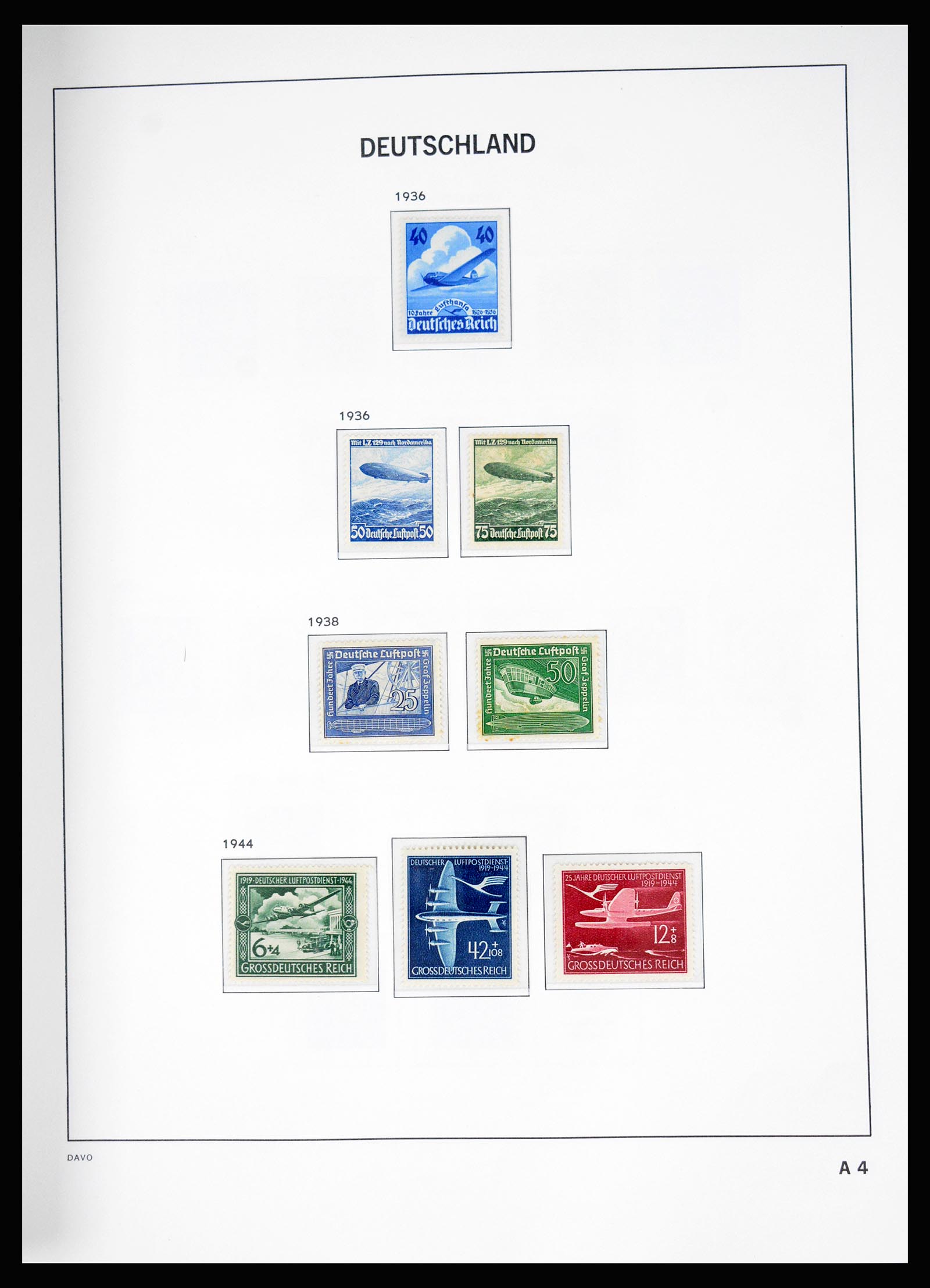 37099 046 - Postzegelverzameling 37099 Duitse Rijk 1880-1945.