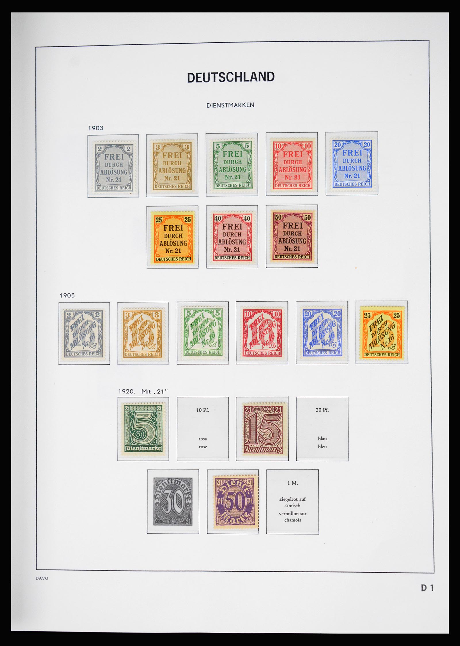 37099 047 - Postzegelverzameling 37099 Duitse Rijk 1880-1945.