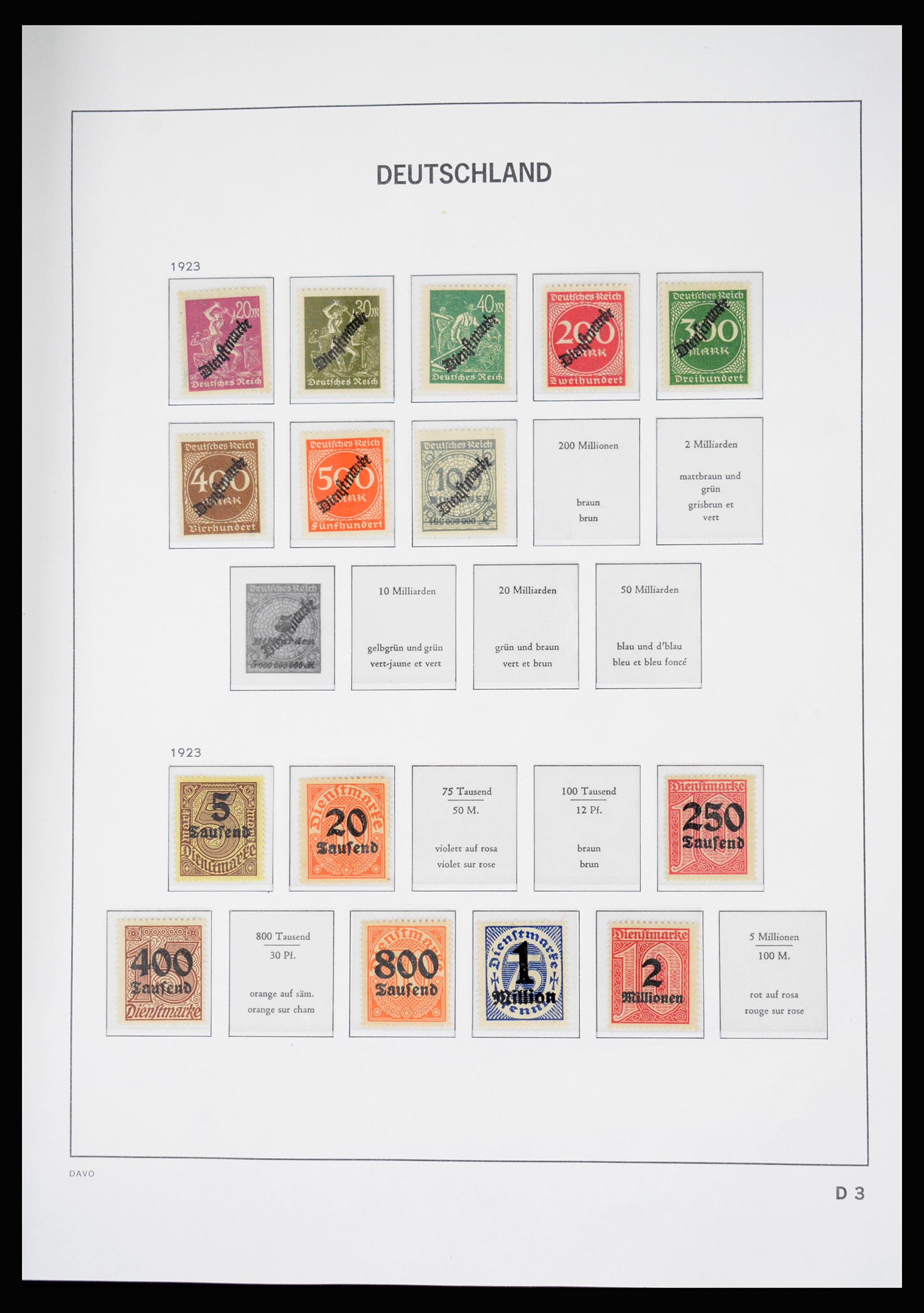 37099 048 - Postzegelverzameling 37099 Duitse Rijk 1880-1945.