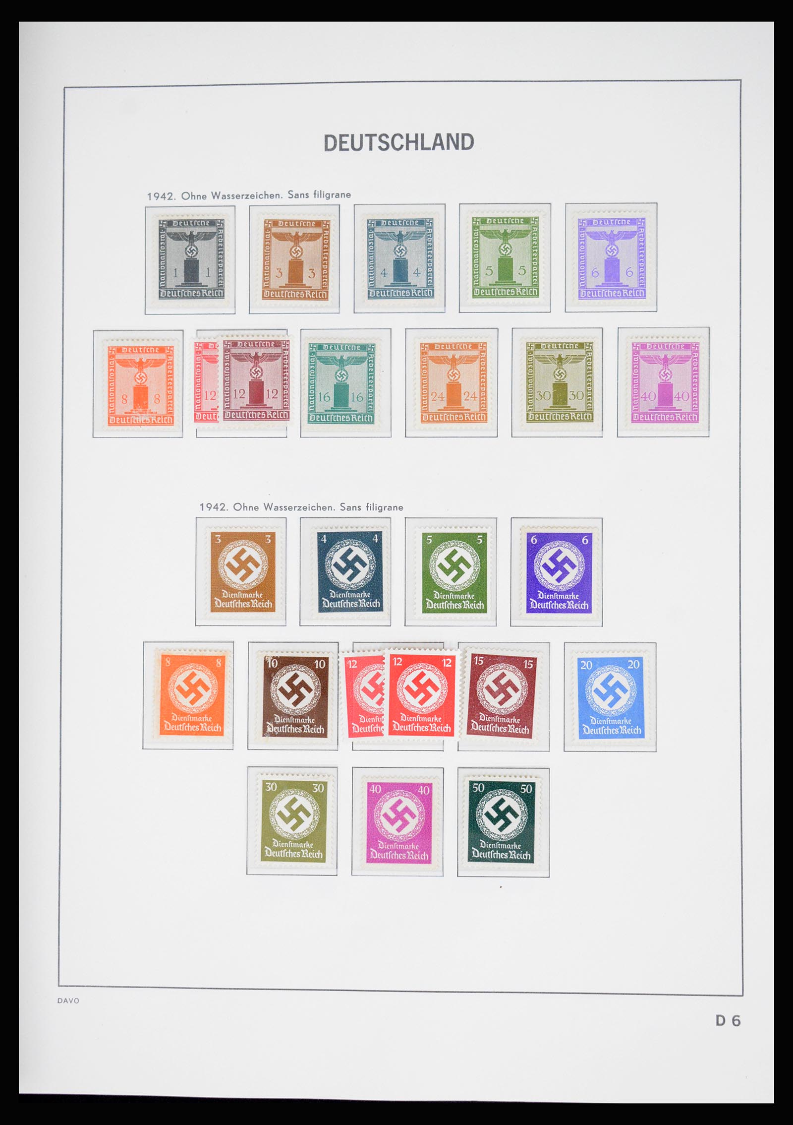 37099 051 - Postzegelverzameling 37099 Duitse Rijk 1880-1945.