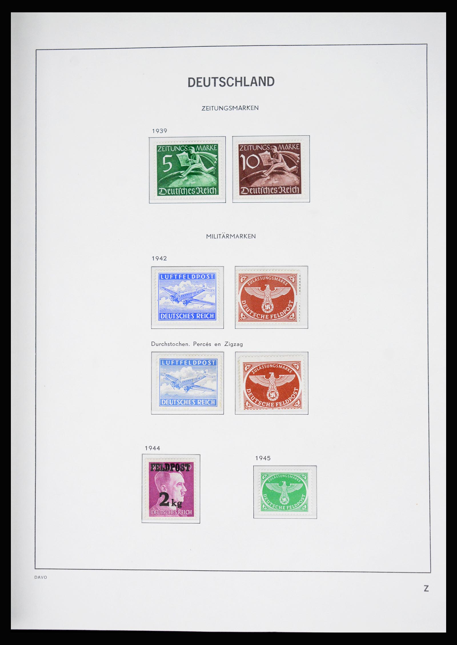 37099 052 - Postzegelverzameling 37099 Duitse Rijk 1880-1945.