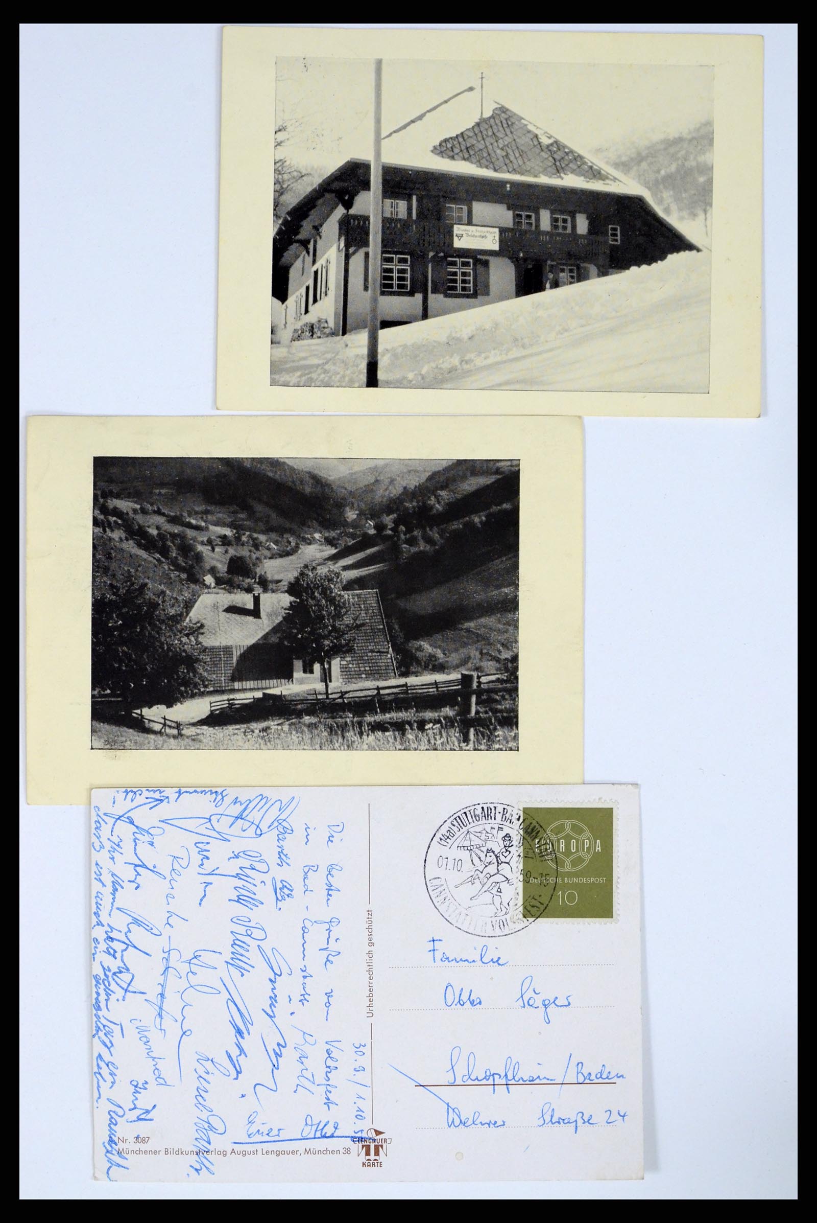 37104 084 - Postzegelverzameling 37104 Duitsland brieven 1900-1960.