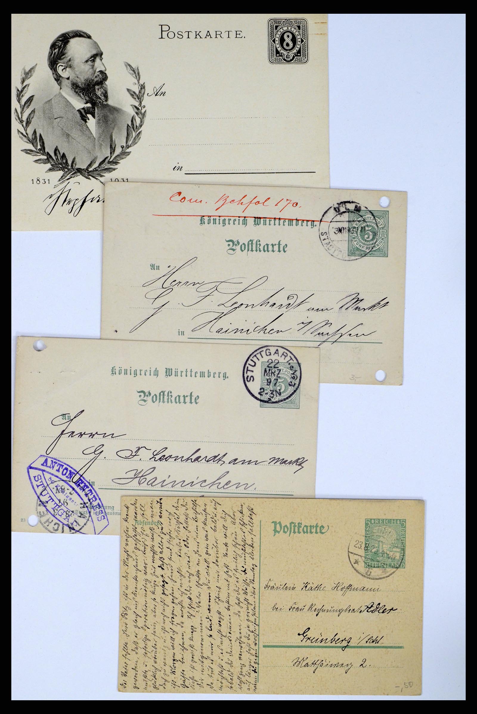 37104 091 - Postzegelverzameling 37104 Duitsland brieven 1900-1960.