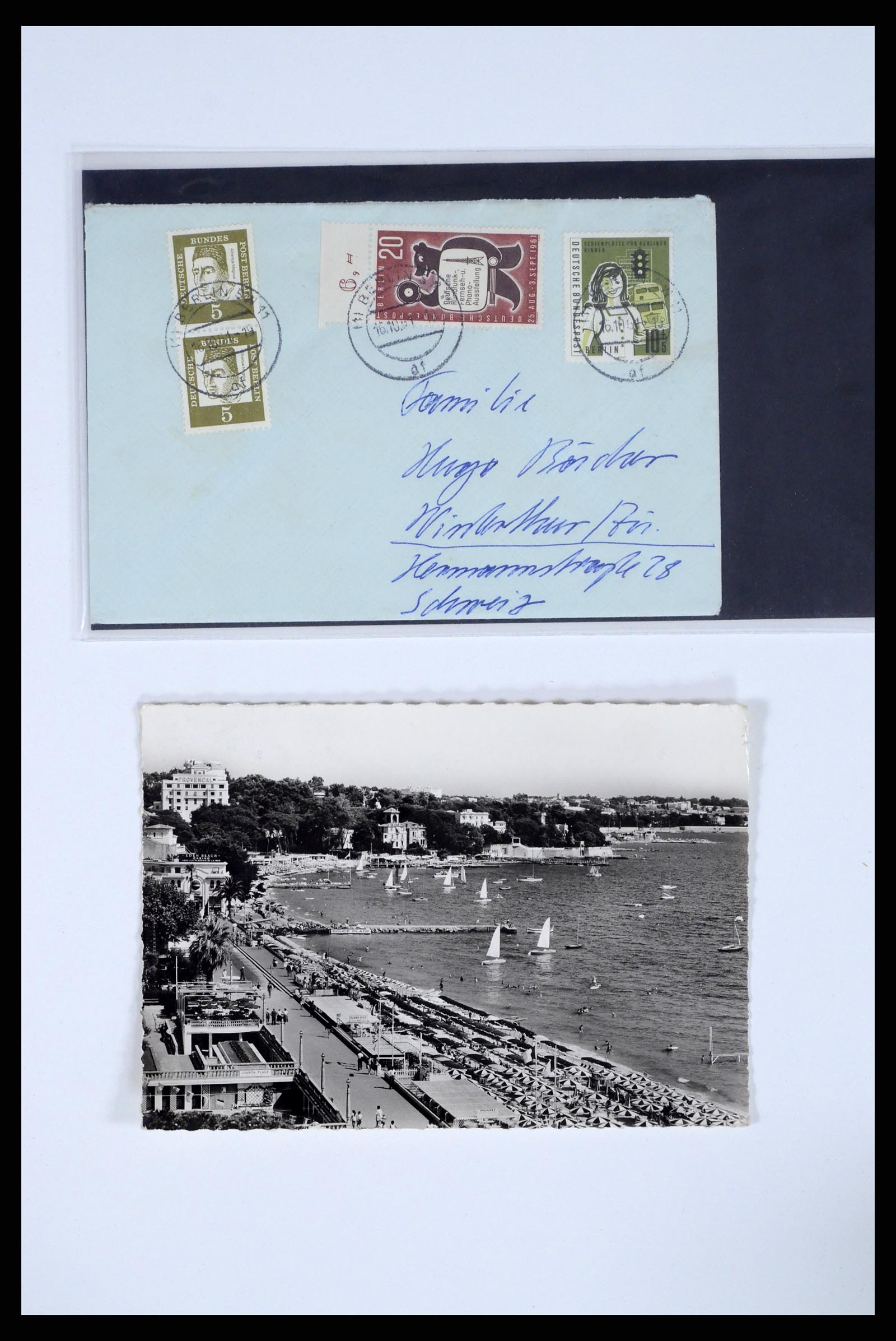 37104 100 - Postzegelverzameling 37104 Duitsland brieven 1900-1960.