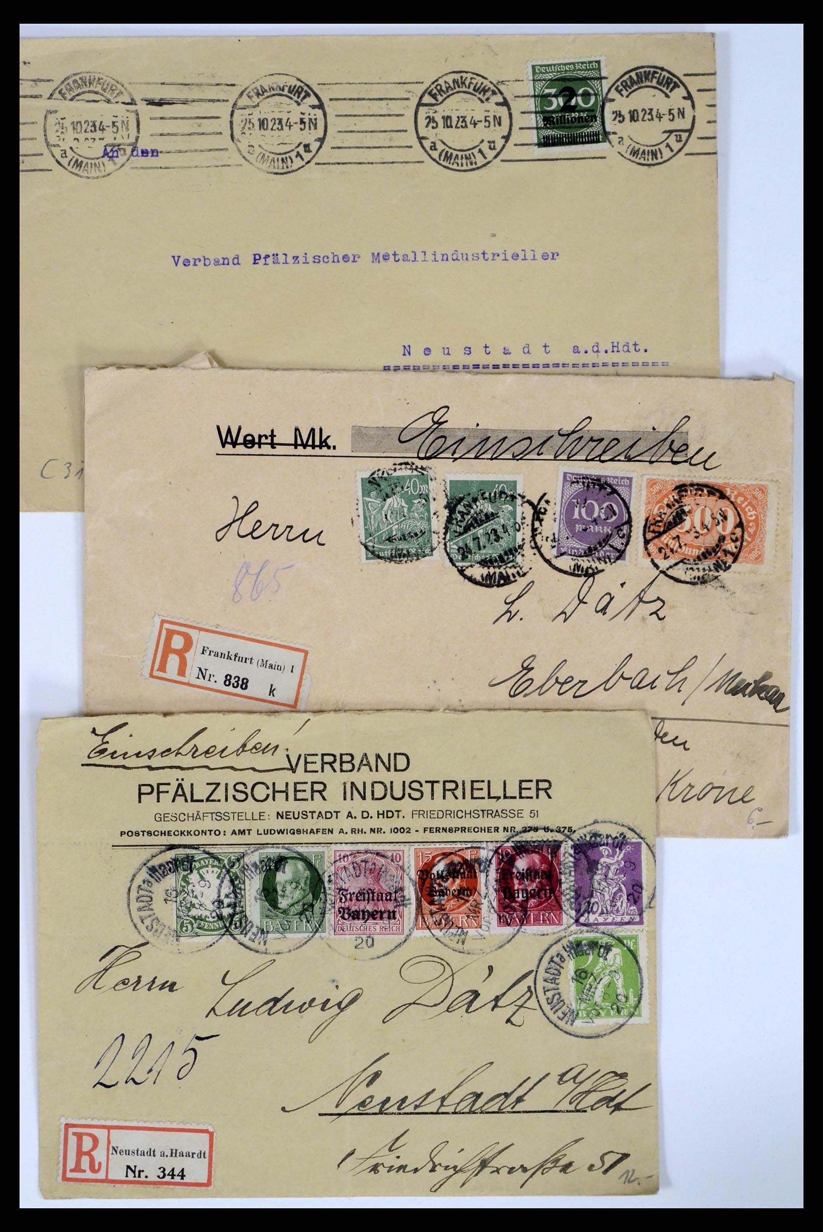 37104 121 - Postzegelverzameling 37104 Duitsland brieven 1900-1960.