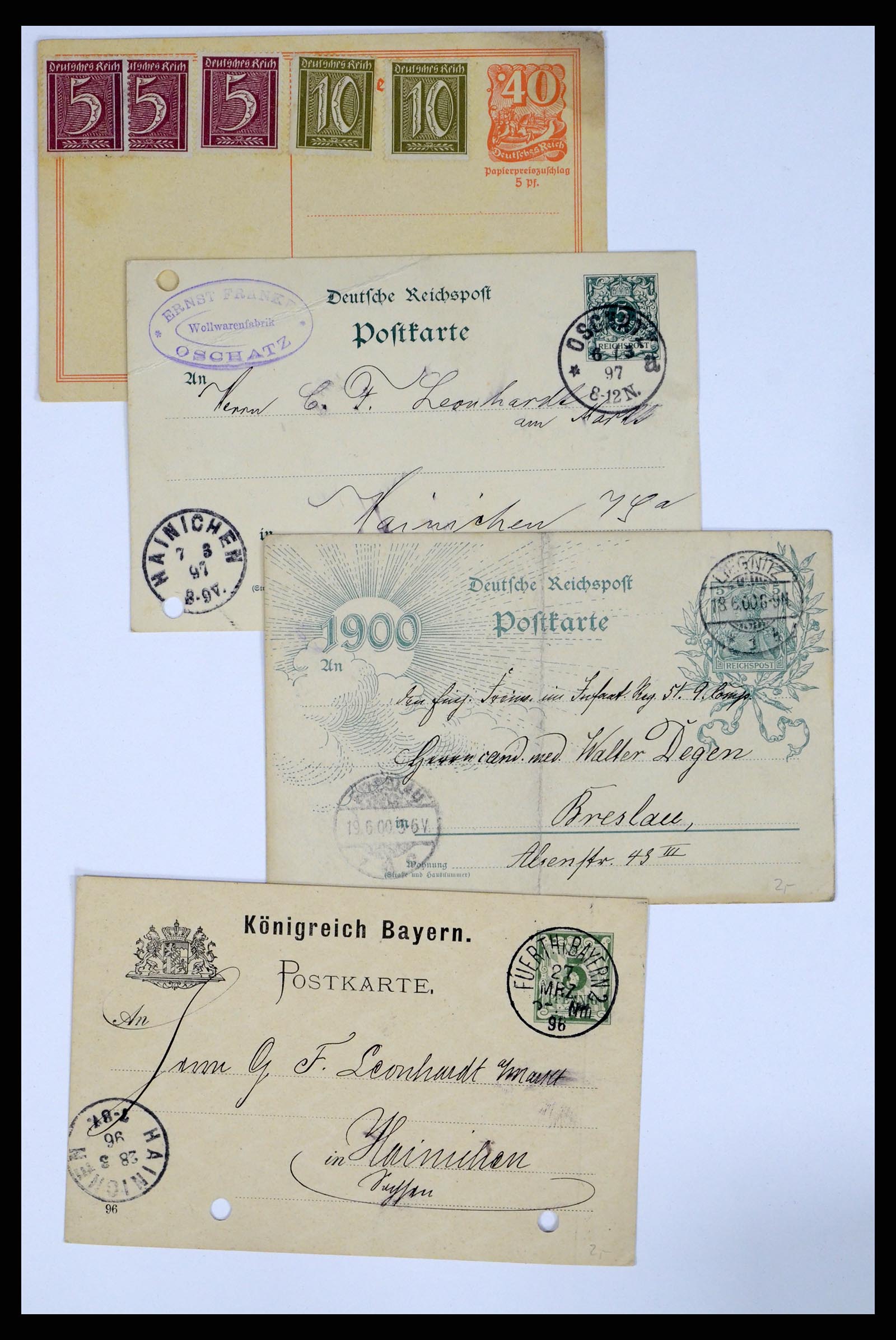37104 125 - Postzegelverzameling 37104 Duitsland brieven 1900-1960.