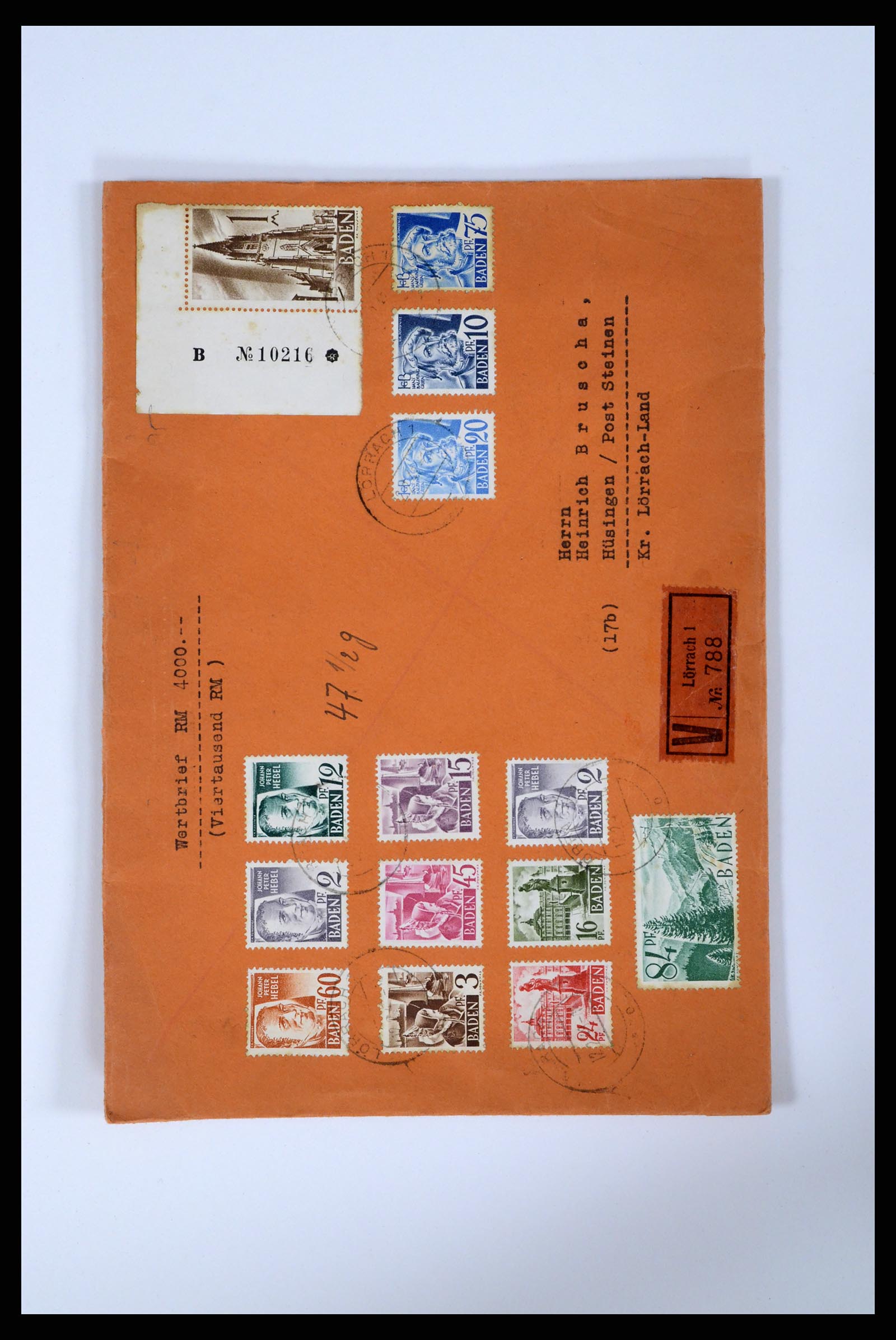 37104 129 - Postzegelverzameling 37104 Duitsland brieven 1900-1960.