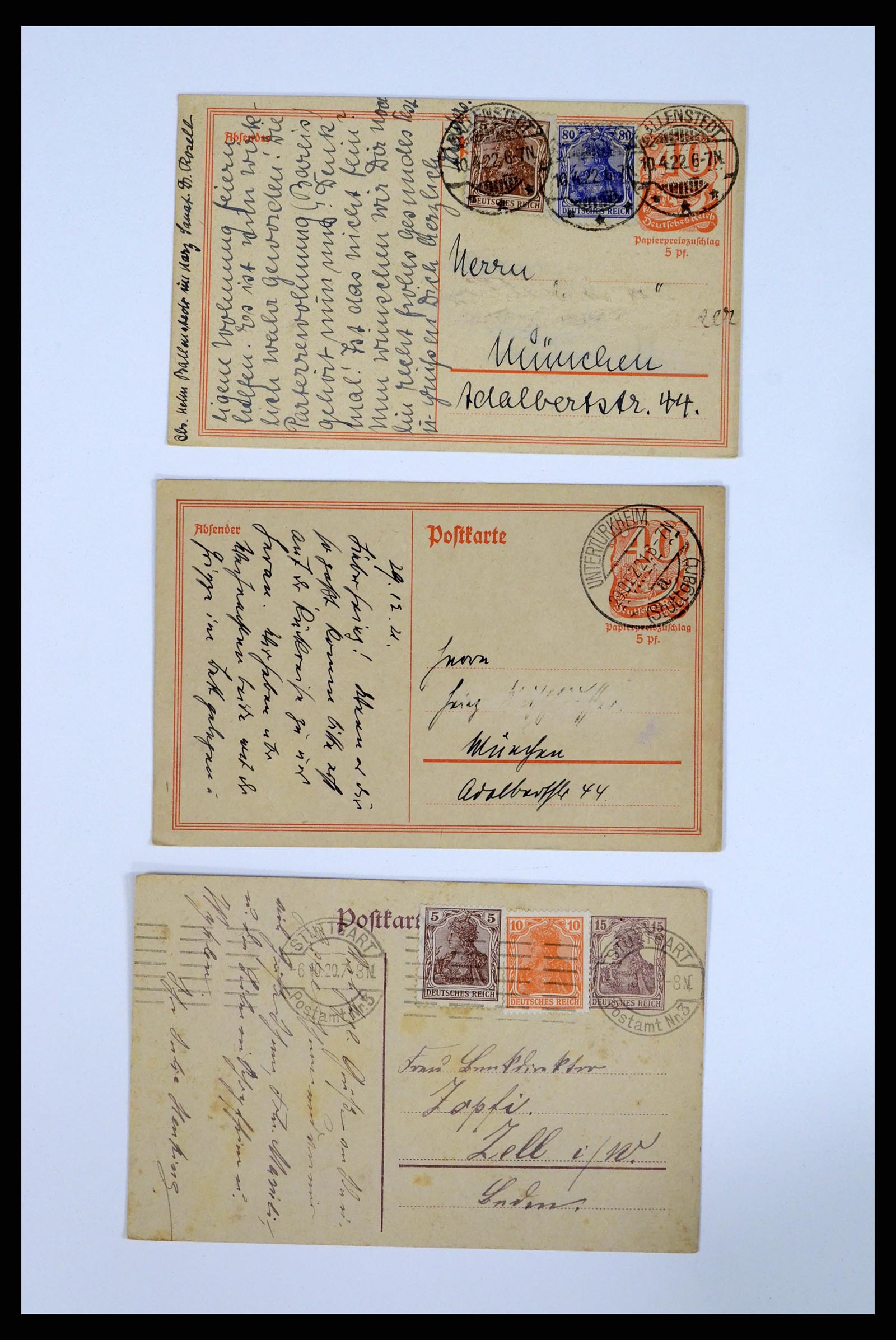 37104 131 - Postzegelverzameling 37104 Duitsland brieven 1900-1960.