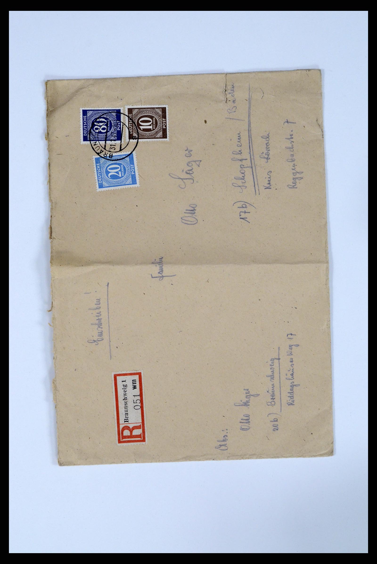 37104 139 - Postzegelverzameling 37104 Duitsland brieven 1900-1960.