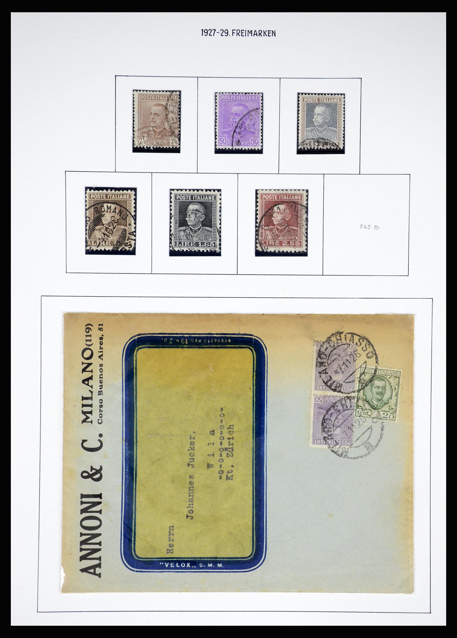 37110 154 - Postzegelverzameling 37110 Italië 1763(!)-1962.