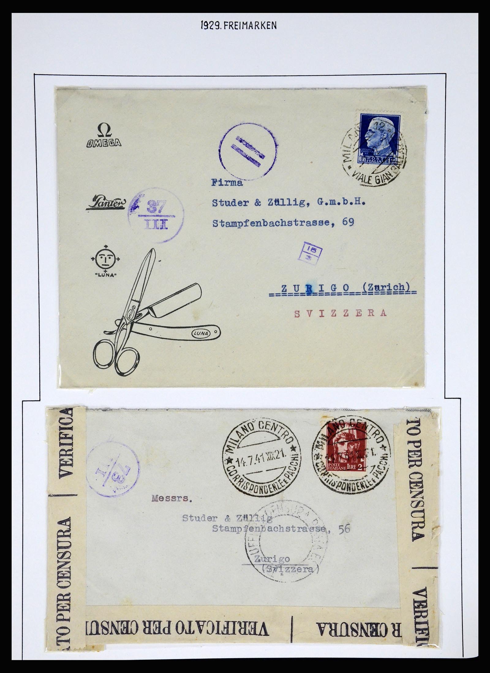 37110 166 - Postzegelverzameling 37110 Italië 1763(!)-1962.