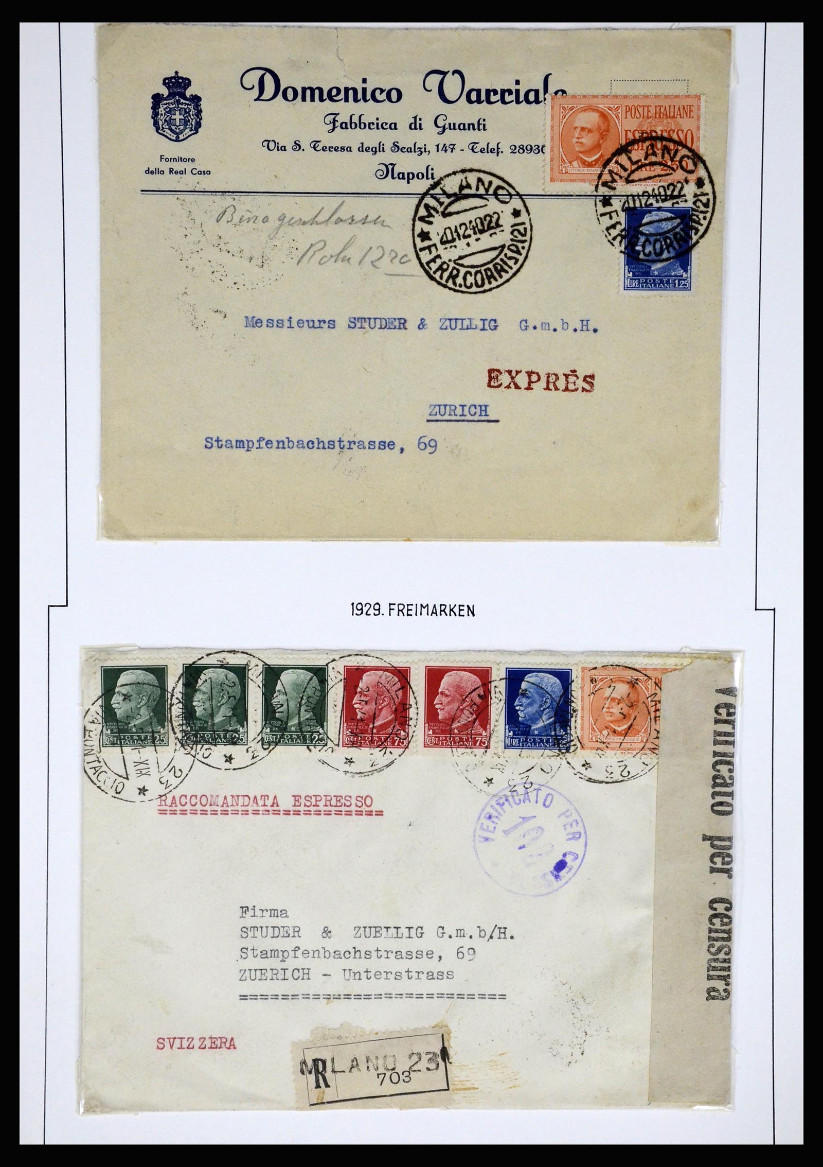 37110 167 - Postzegelverzameling 37110 Italië 1763(!)-1962.