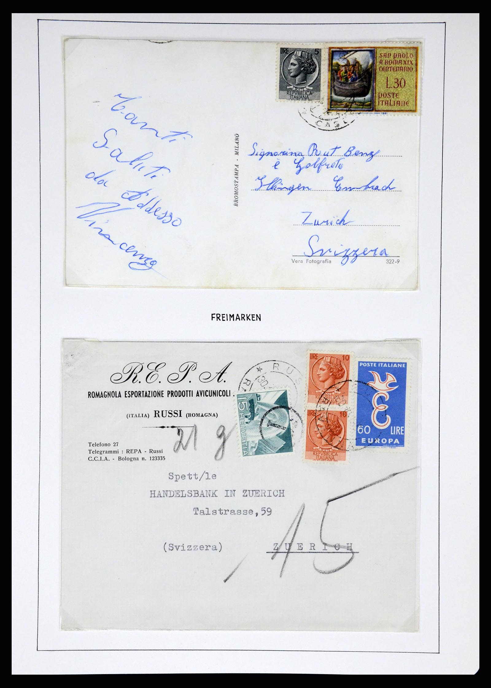 37110 350 - Postzegelverzameling 37110 Italië 1763(!)-1962.