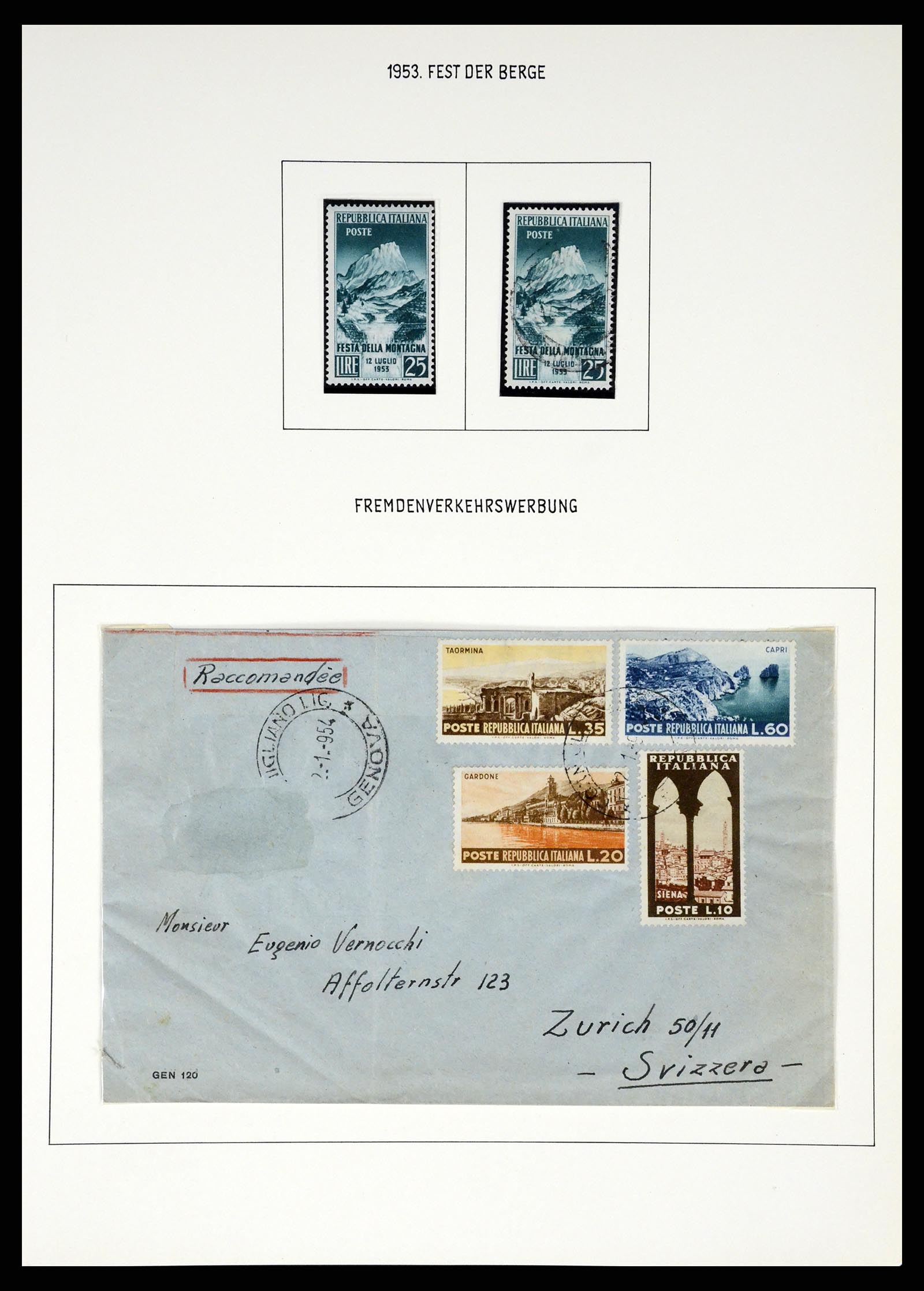 37110 355 - Postzegelverzameling 37110 Italië 1763(!)-1962.