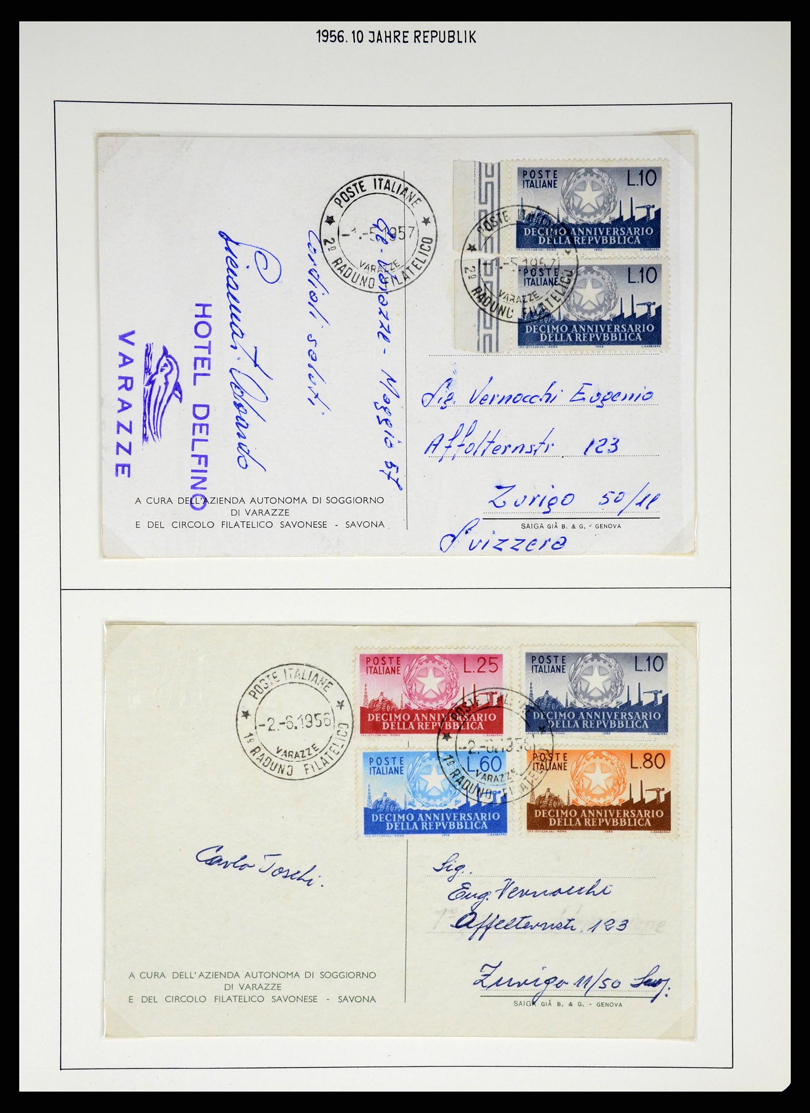 37110 387 - Postzegelverzameling 37110 Italië 1763(!)-1962.