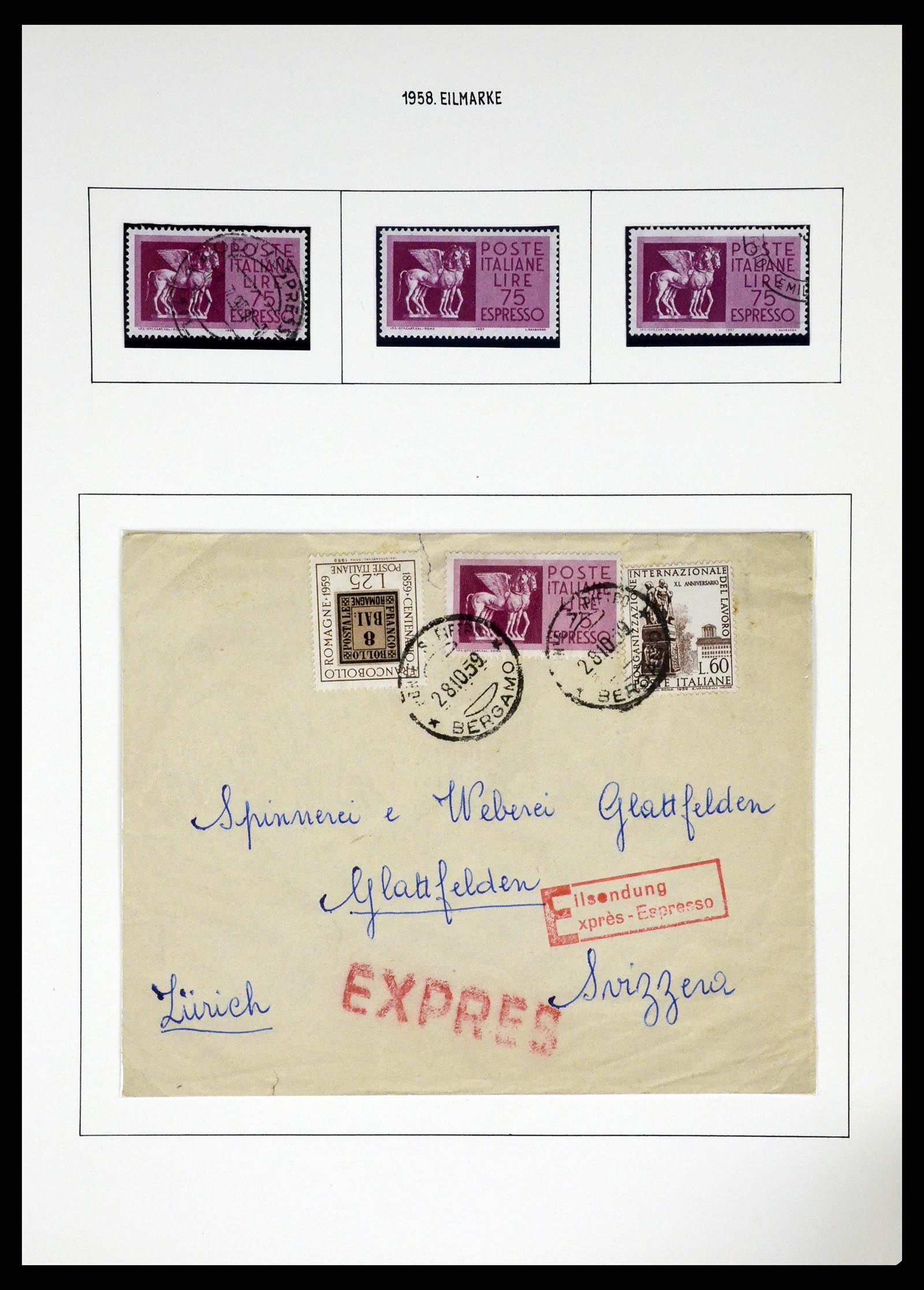 37110 398 - Postzegelverzameling 37110 Italië 1763(!)-1962.