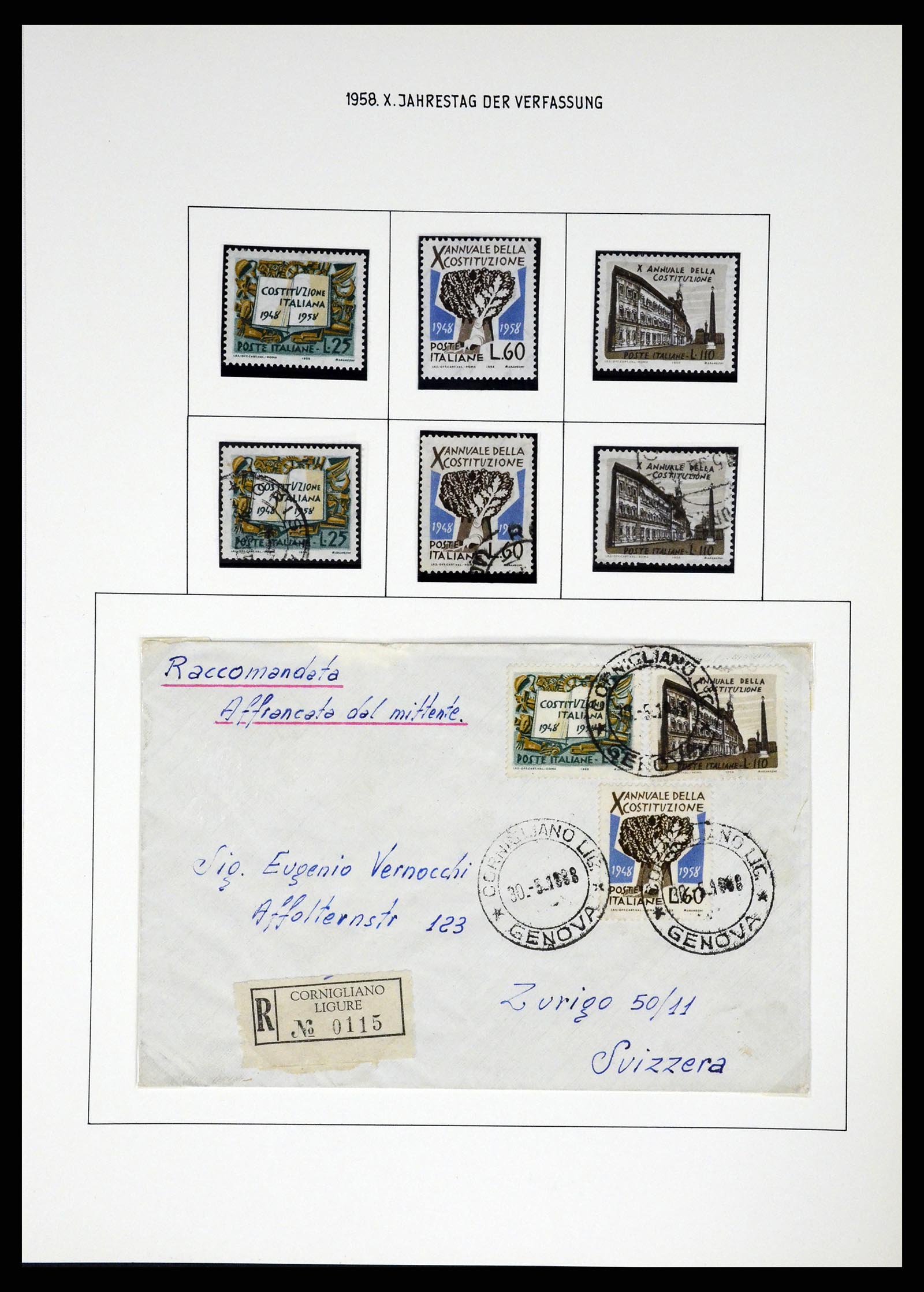 37110 399 - Postzegelverzameling 37110 Italië 1763(!)-1962.