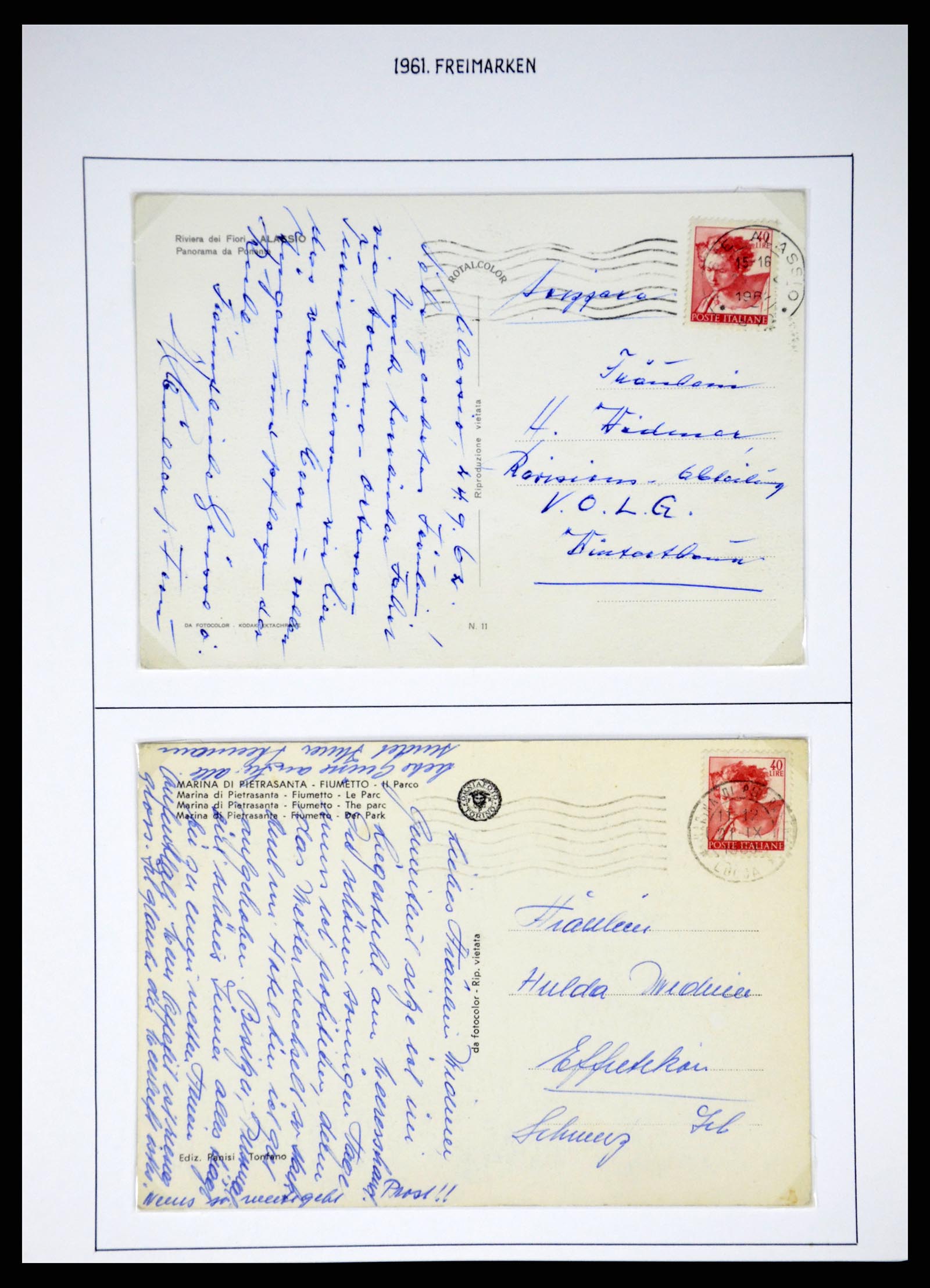 37110 435 - Postzegelverzameling 37110 Italië 1763(!)-1962.