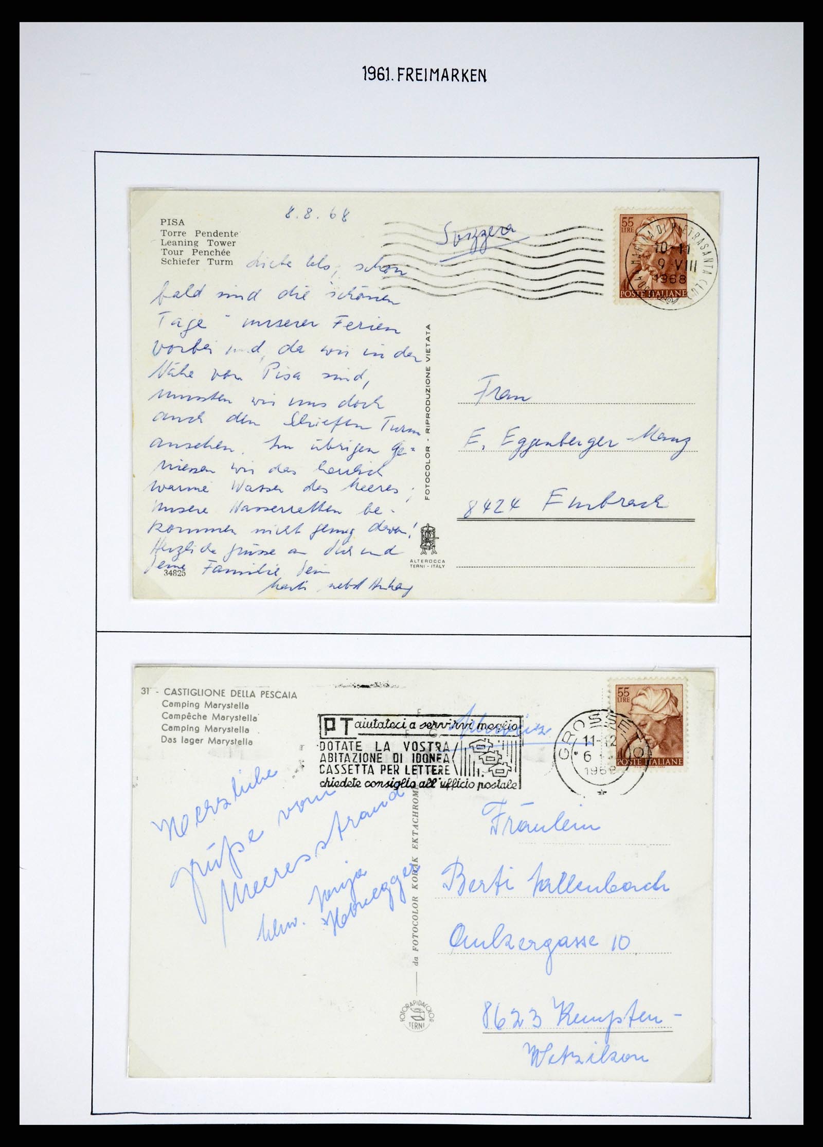 37110 436 - Postzegelverzameling 37110 Italië 1763(!)-1962.