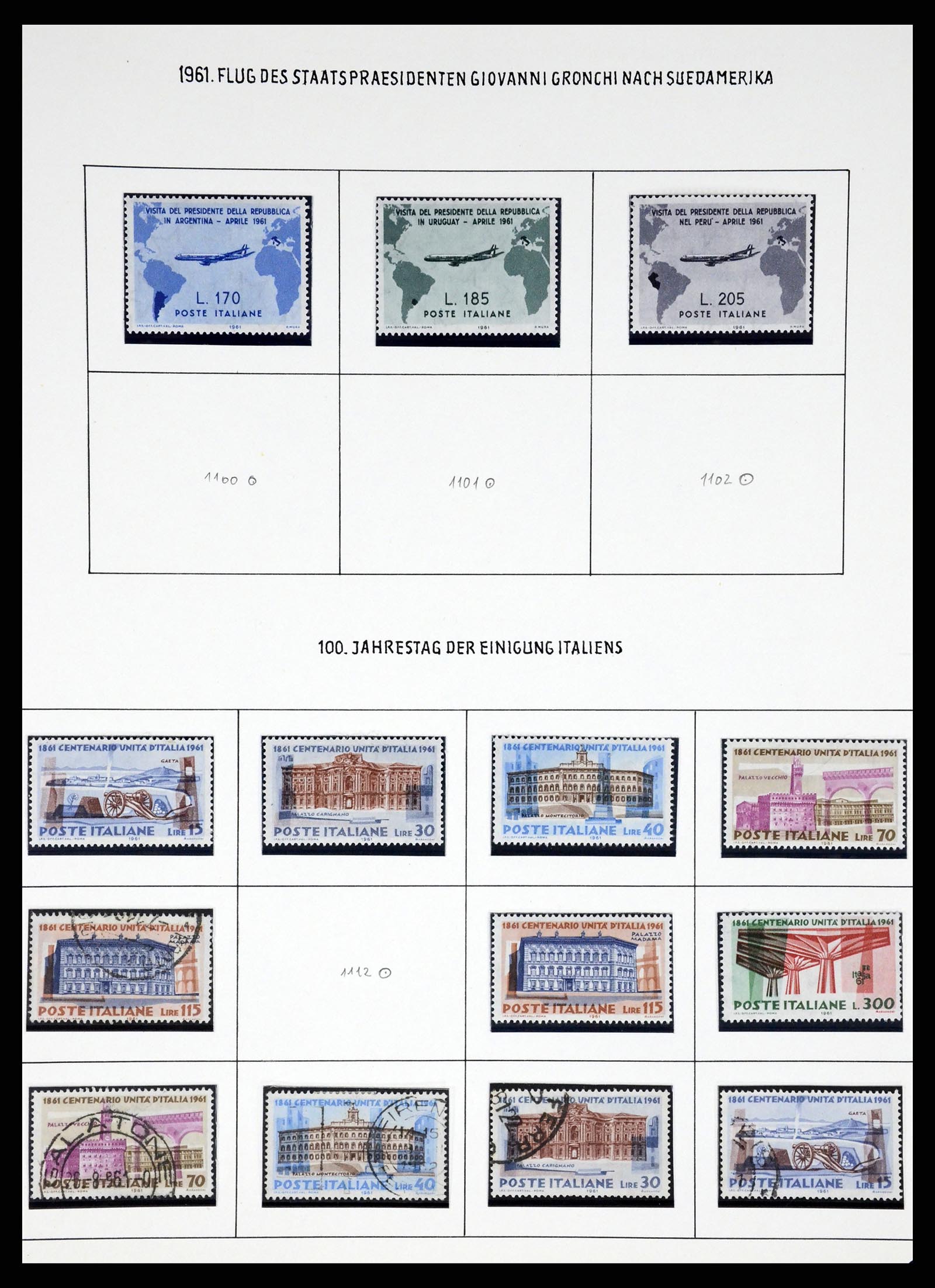 37110 438 - Postzegelverzameling 37110 Italië 1763(!)-1962.