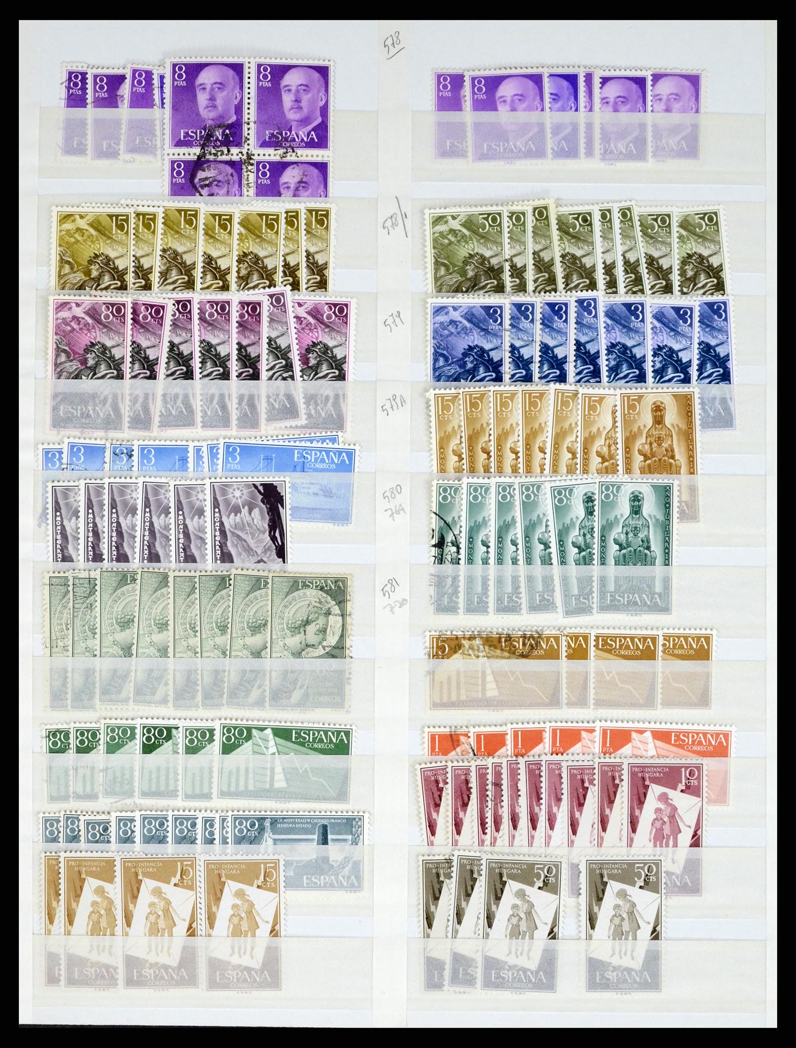 37124 064 - Postzegelverzameling 37124 Spanje 1850-2000.