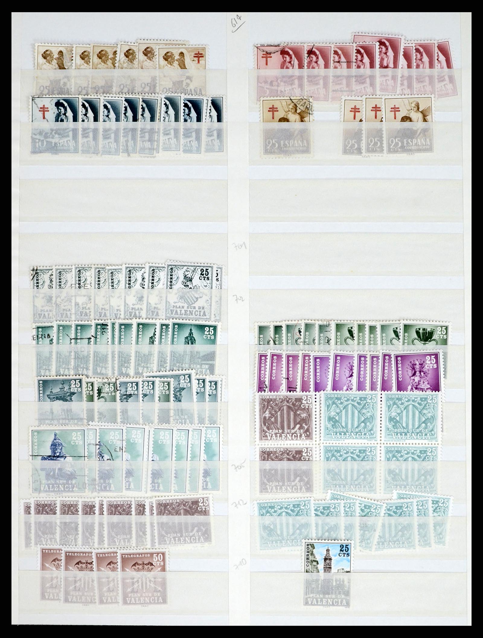 37124 068 - Postzegelverzameling 37124 Spanje 1850-2000.