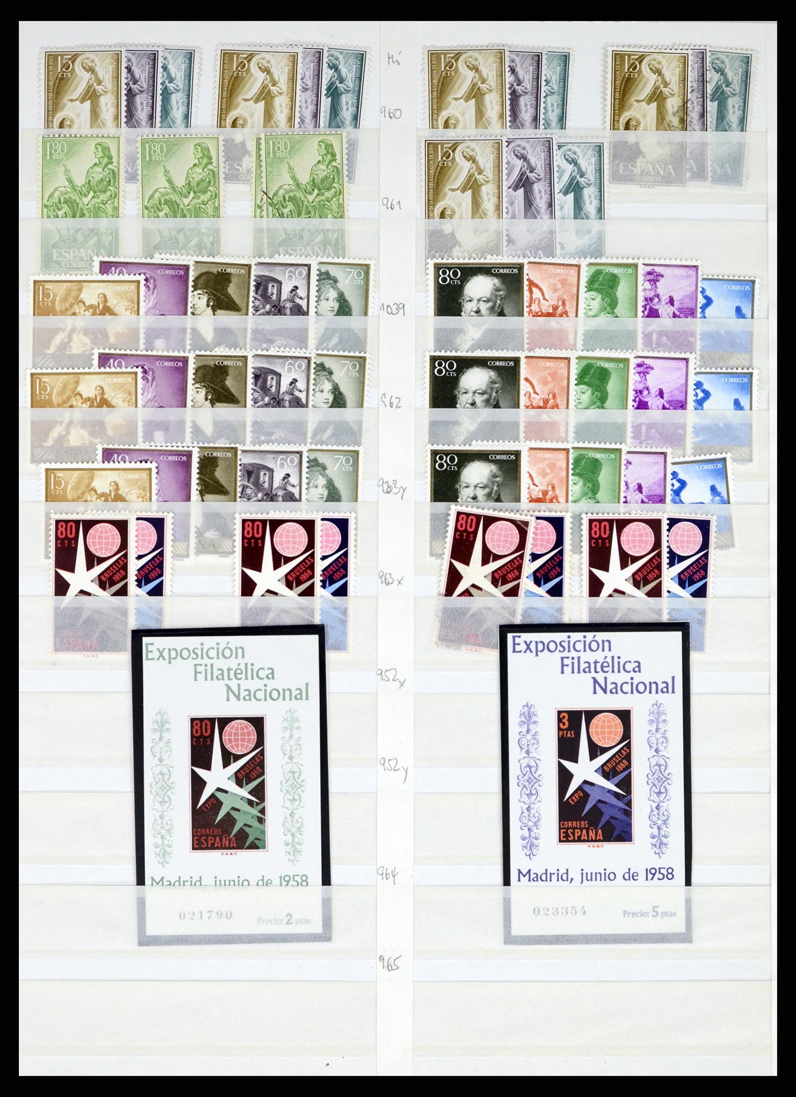 37124 076 - Postzegelverzameling 37124 Spanje 1850-2000.
