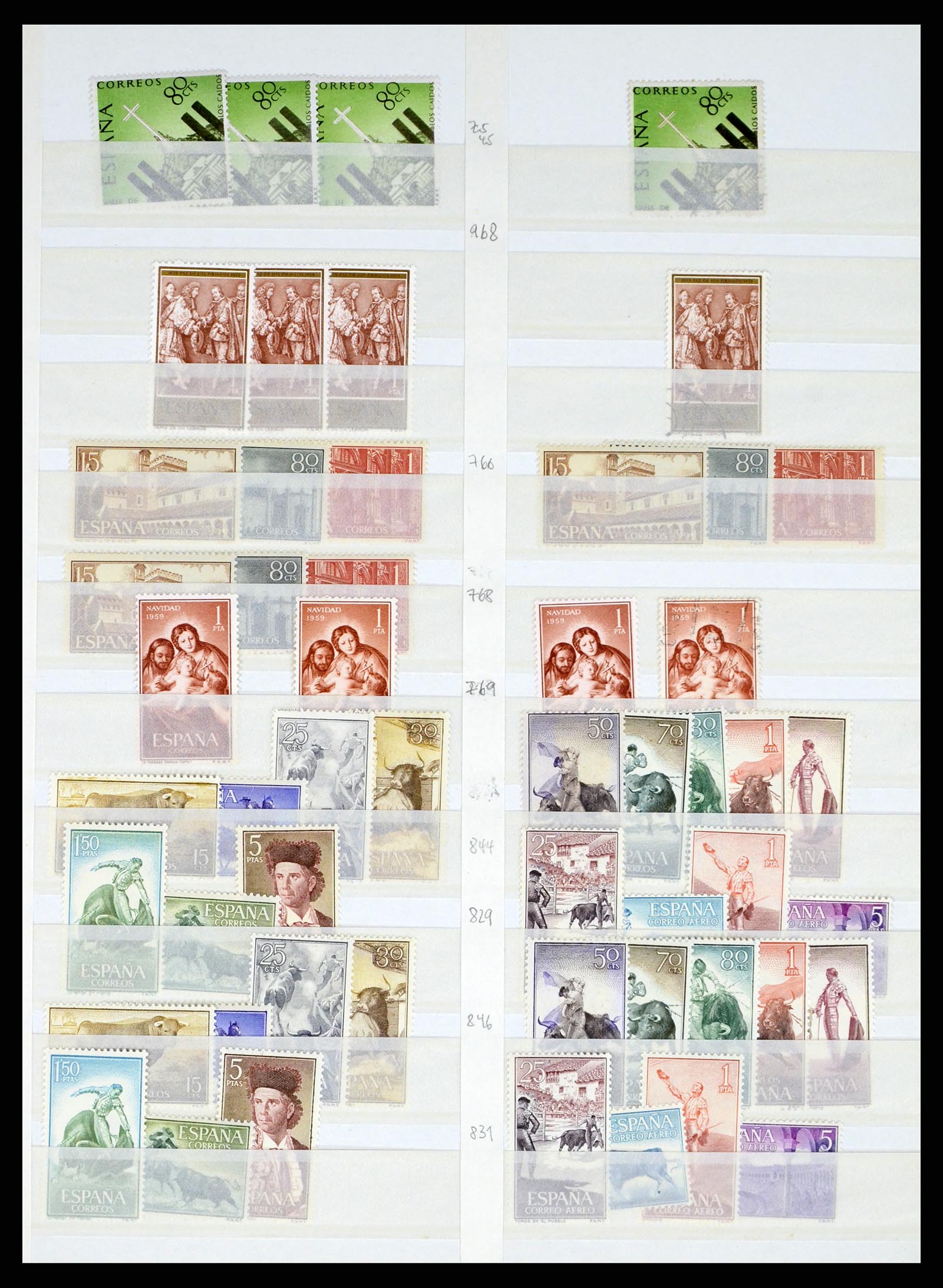 37124 078 - Postzegelverzameling 37124 Spanje 1850-2000.
