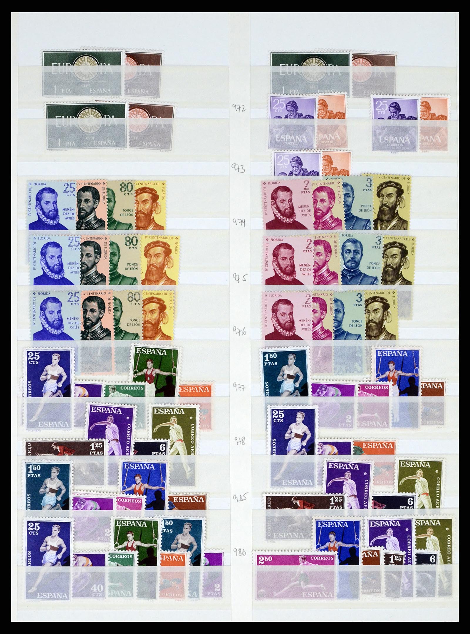 37124 080 - Postzegelverzameling 37124 Spanje 1850-2000.