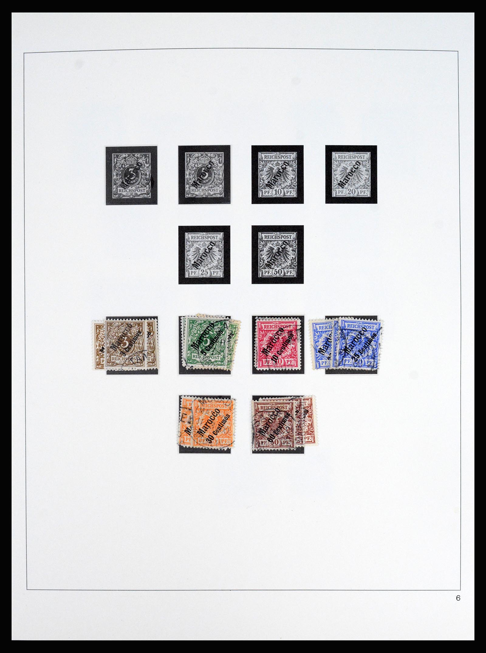 37130 010 - Postzegelverzameling 37130 Duitse koloniën 1884-1918.