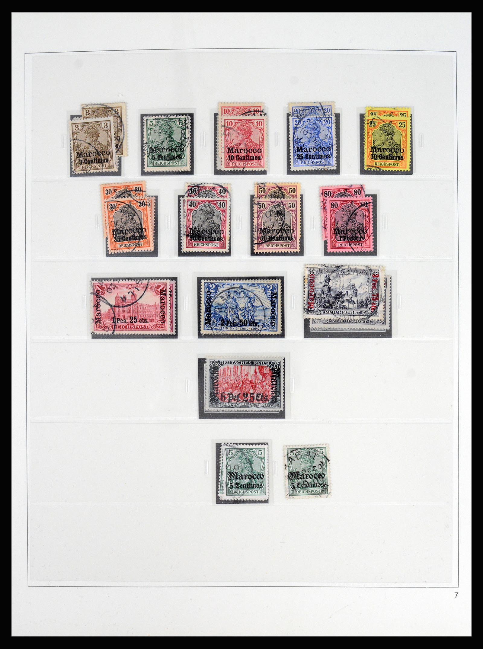 37130 011 - Postzegelverzameling 37130 Duitse koloniën 1884-1918.