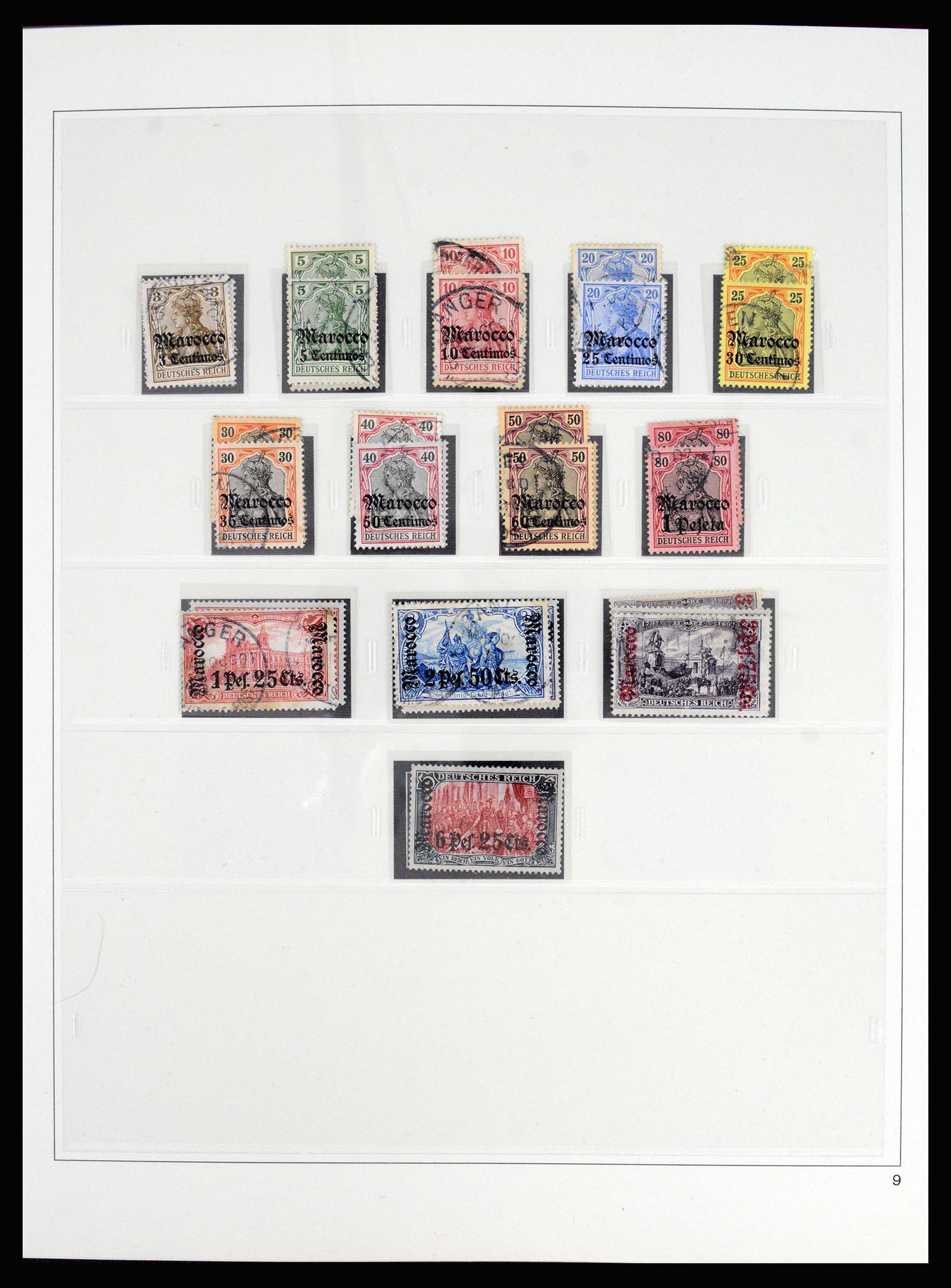 37130 013 - Postzegelverzameling 37130 Duitse koloniën 1884-1918.