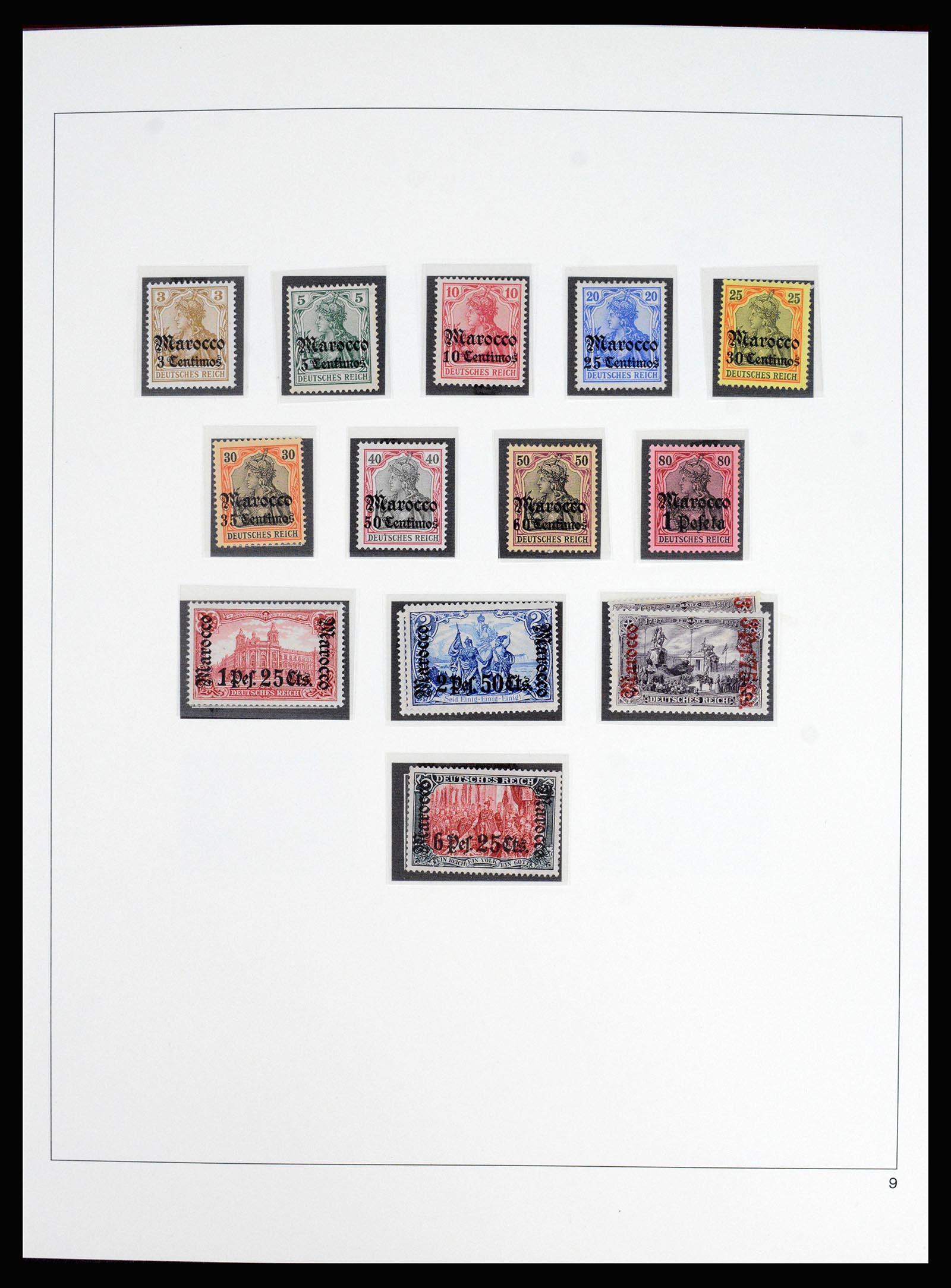 37130 014 - Postzegelverzameling 37130 Duitse koloniën 1884-1918.