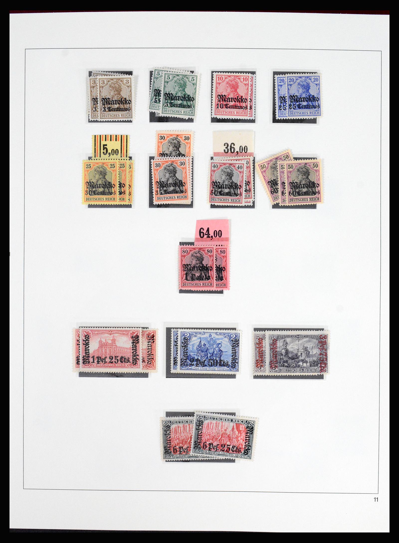 37130 018 - Postzegelverzameling 37130 Duitse koloniën 1884-1918.