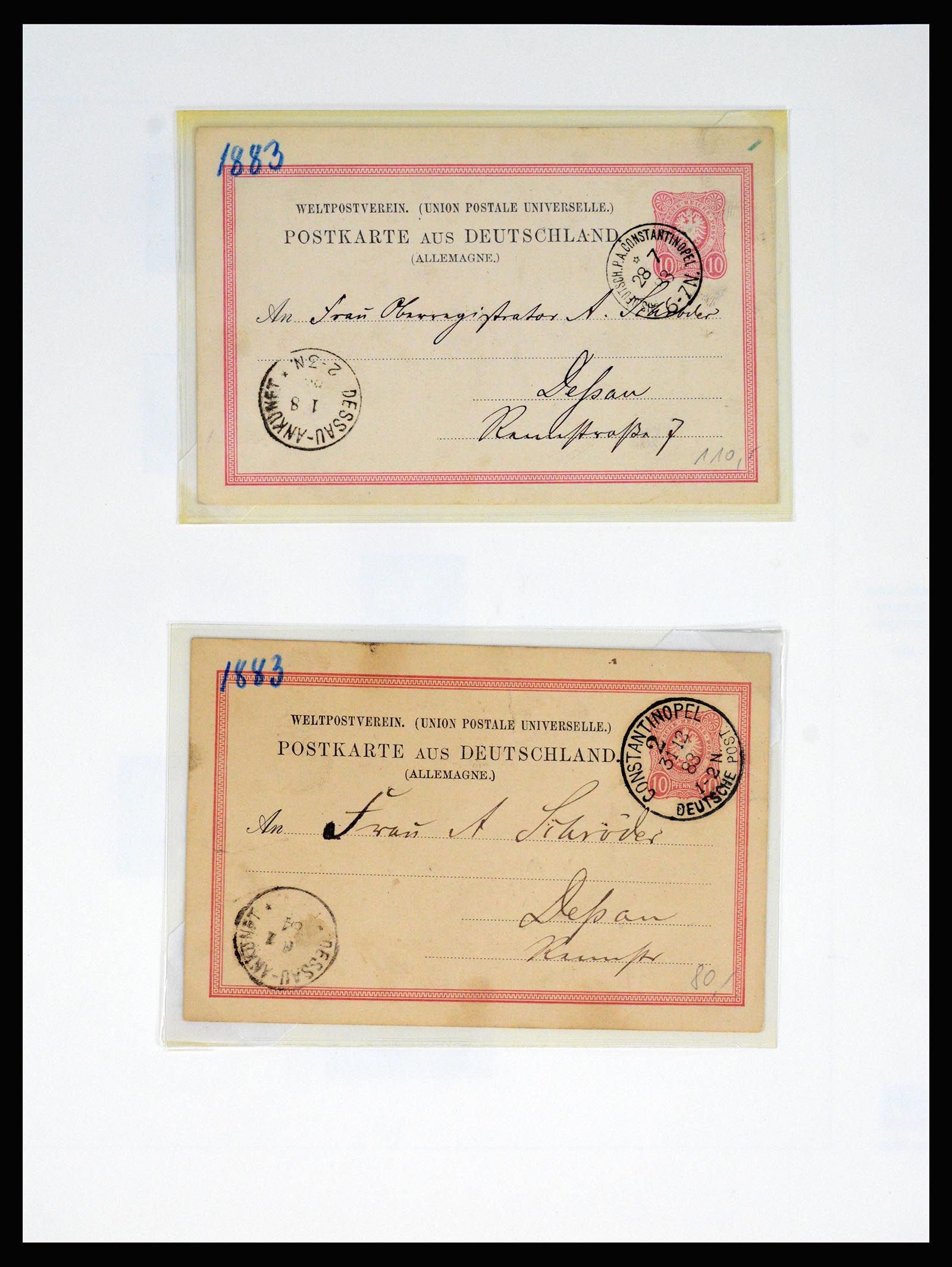 37130 019 - Postzegelverzameling 37130 Duitse koloniën 1884-1918.