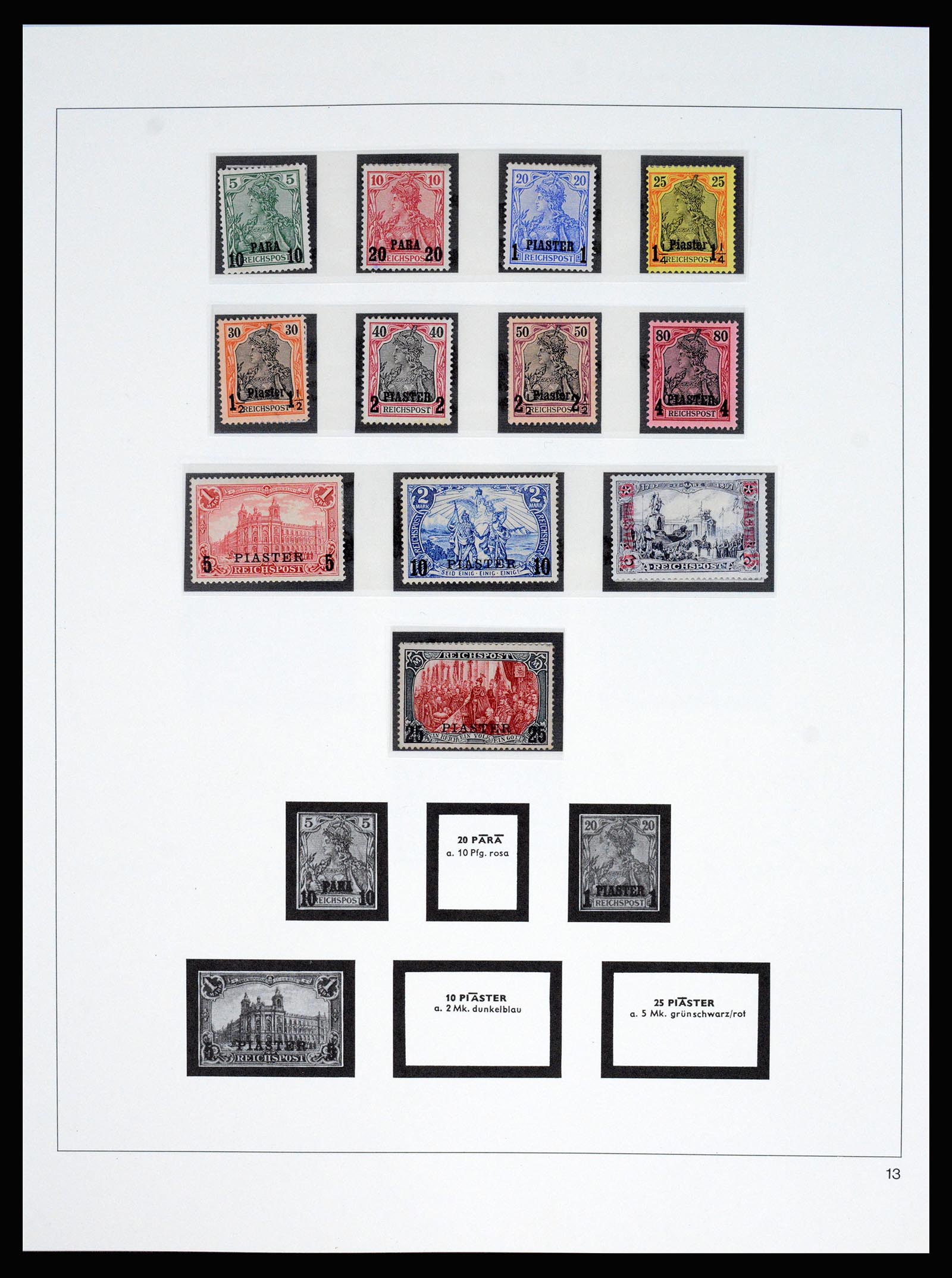 37130 024 - Postzegelverzameling 37130 Duitse koloniën 1884-1918.