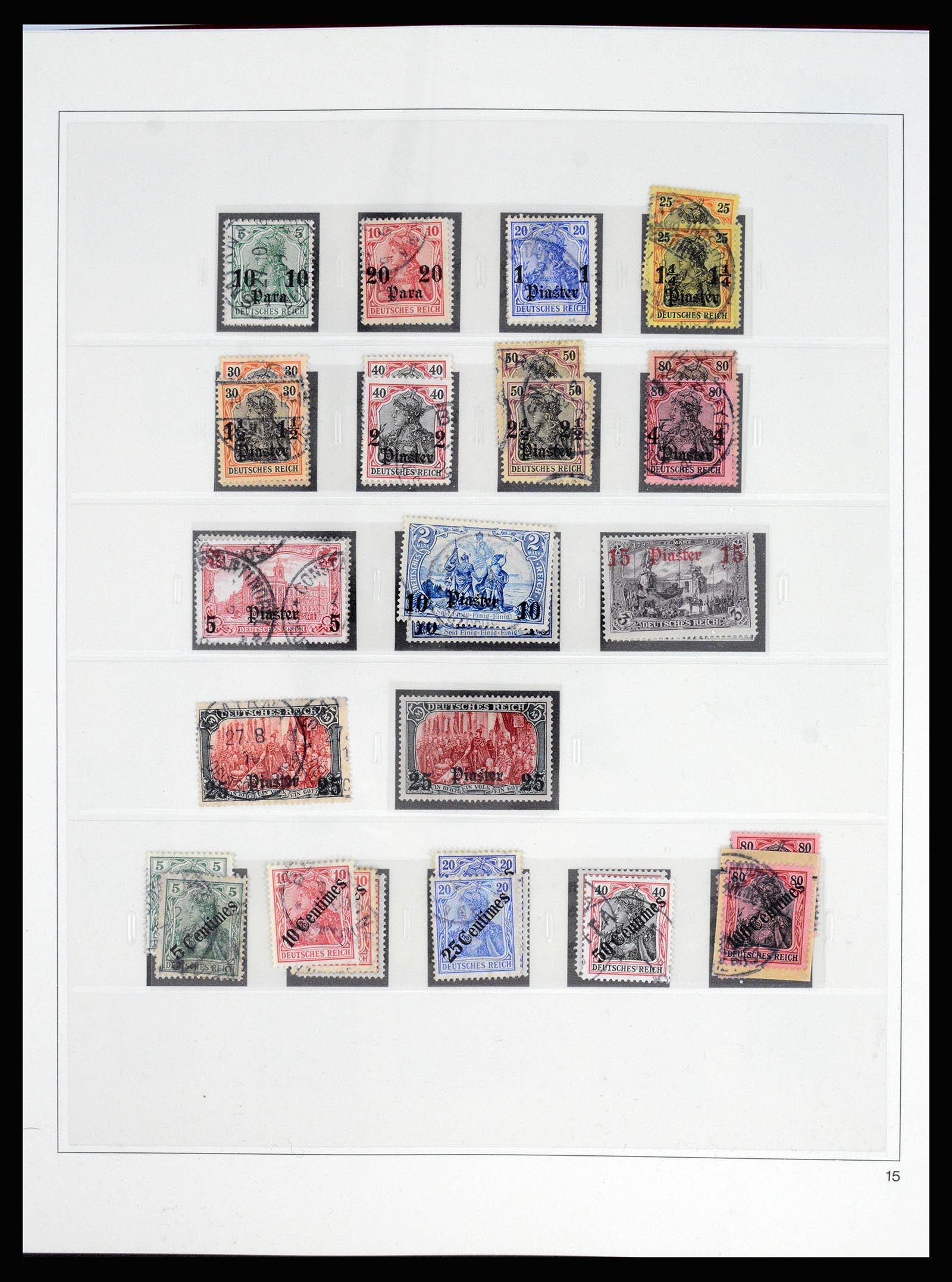 37130 027 - Postzegelverzameling 37130 Duitse koloniën 1884-1918.