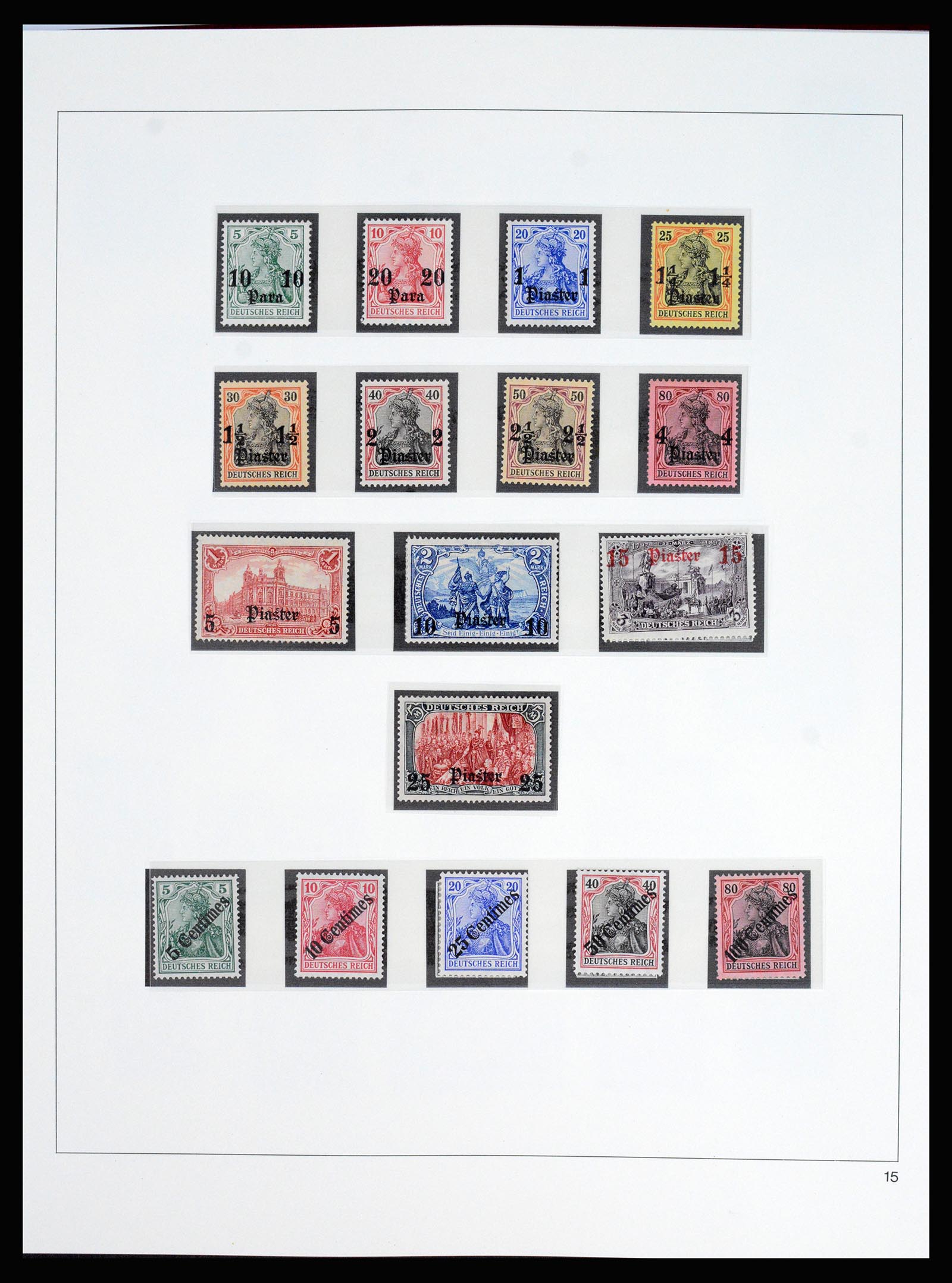 37130 028 - Postzegelverzameling 37130 Duitse koloniën 1884-1918.