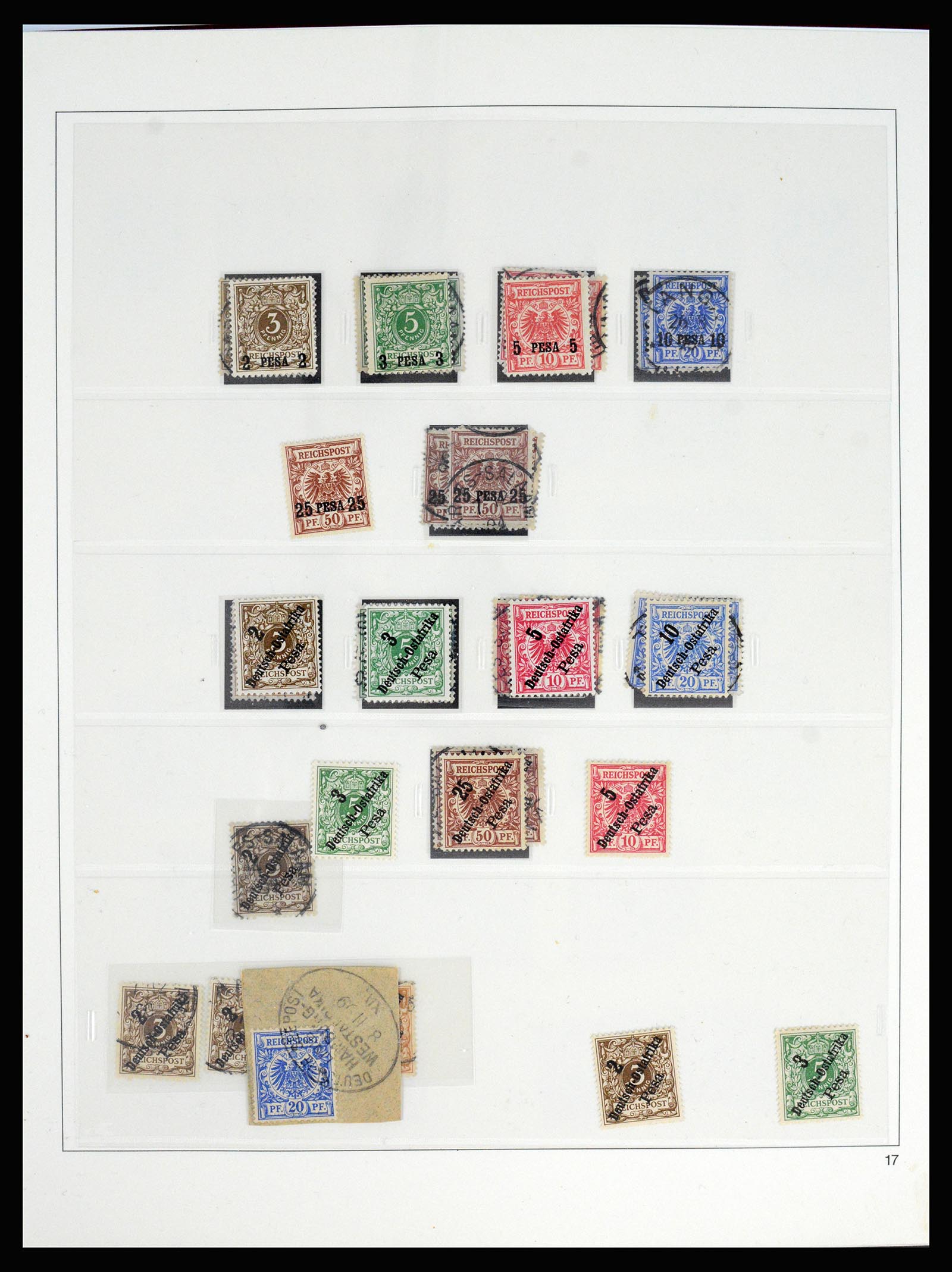 37130 031 - Postzegelverzameling 37130 Duitse koloniën 1884-1918.