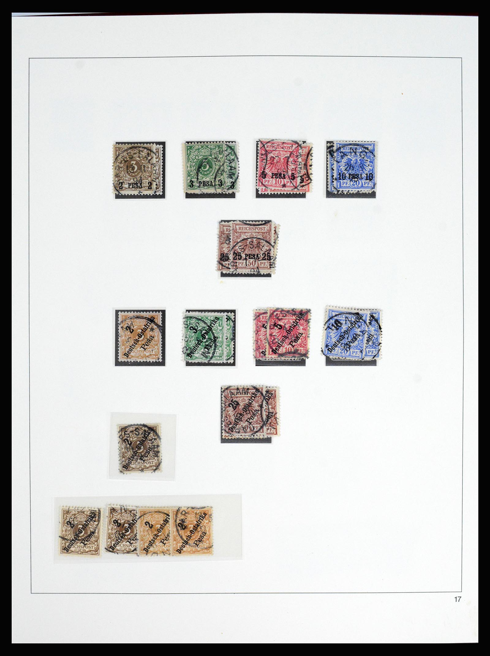 37130 032 - Postzegelverzameling 37130 Duitse koloniën 1884-1918.