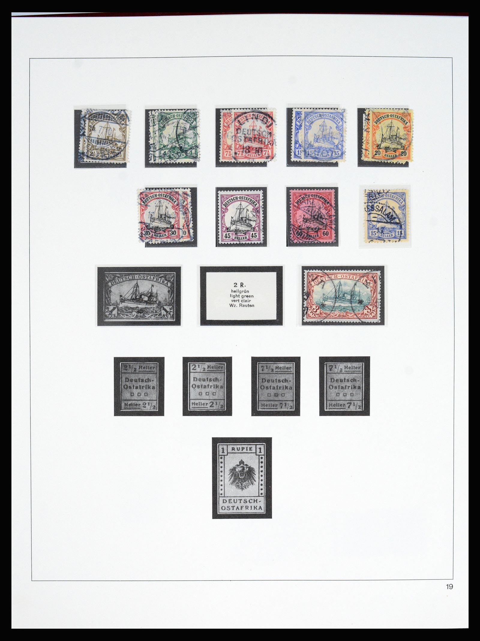 37130 036 - Postzegelverzameling 37130 Duitse koloniën 1884-1918.