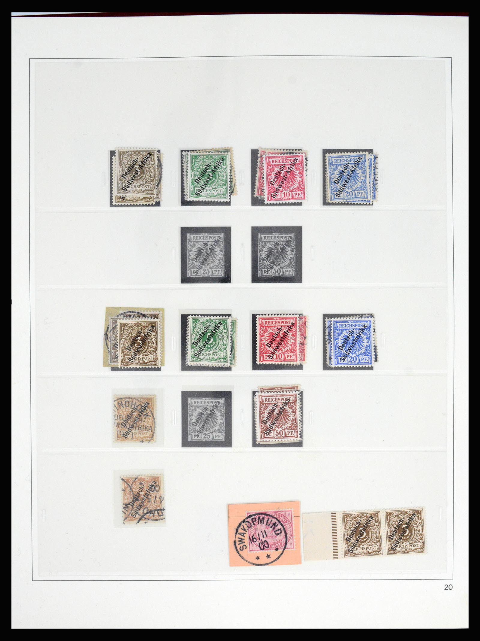 37130 037 - Postzegelverzameling 37130 Duitse koloniën 1884-1918.