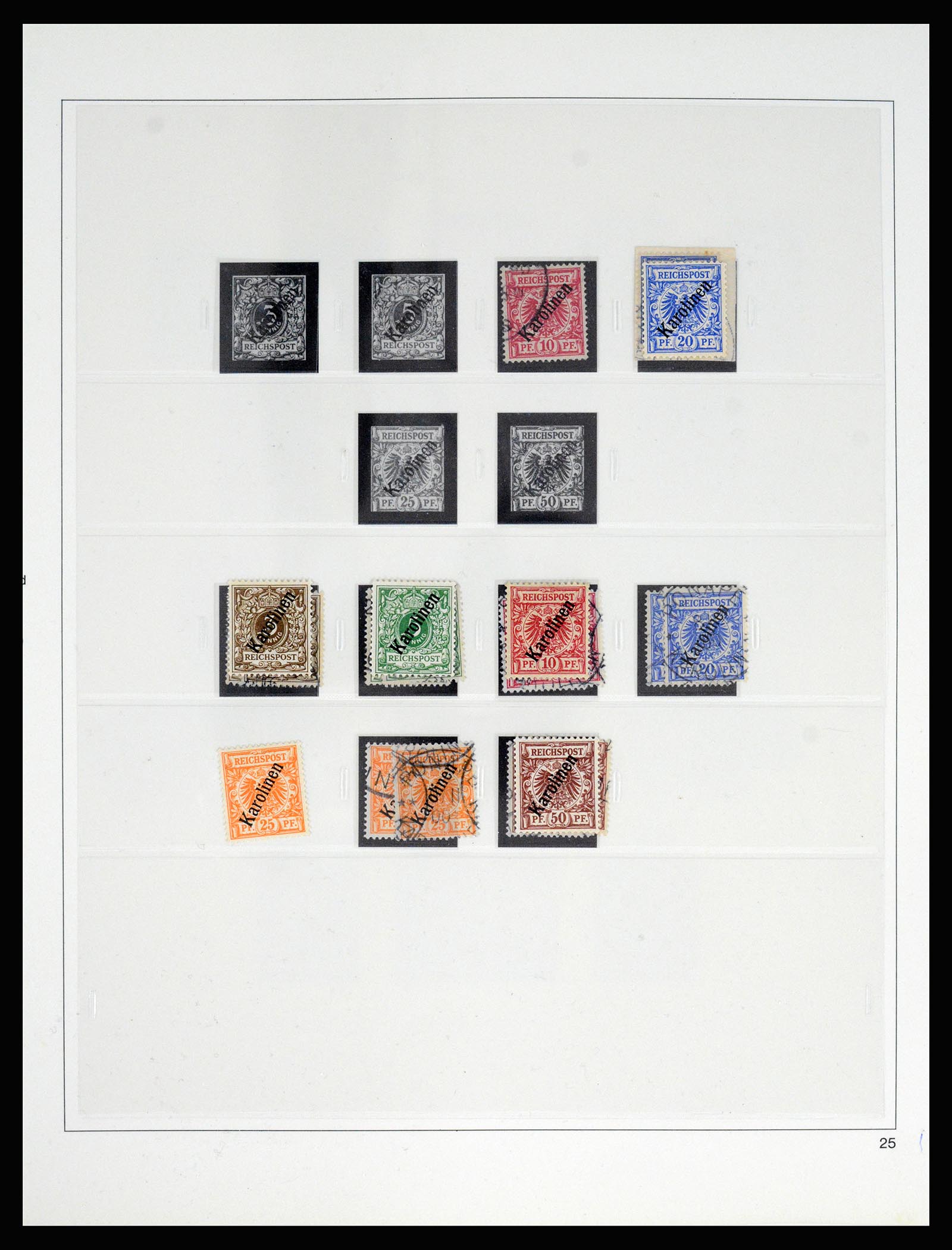37130 047 - Postzegelverzameling 37130 Duitse koloniën 1884-1918.