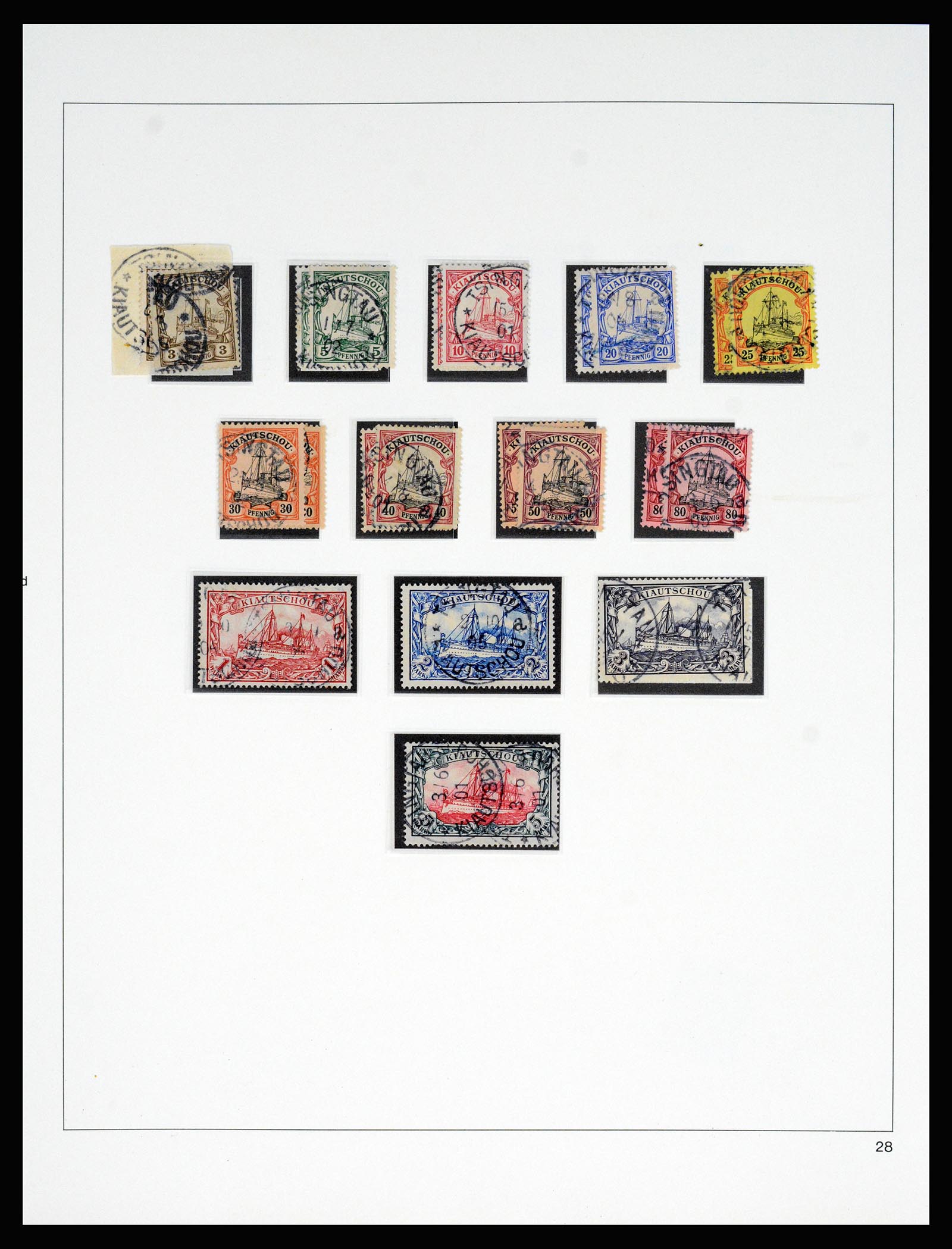 37130 052 - Postzegelverzameling 37130 Duitse koloniën 1884-1918.